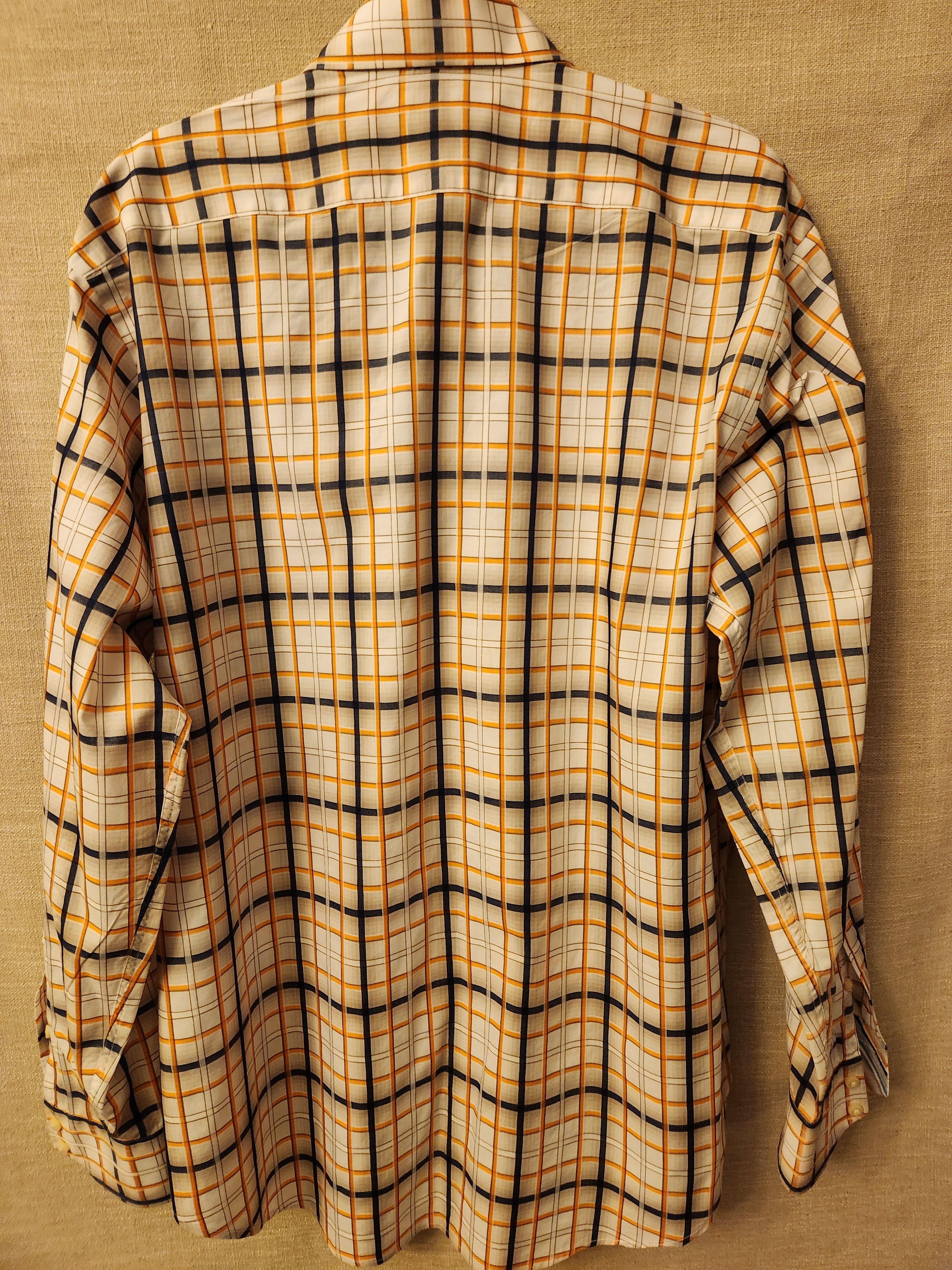 Thomas Dean Button Front Plaid Shirt Size US L / EU 52-54 / 3 - 2 Thumbnail