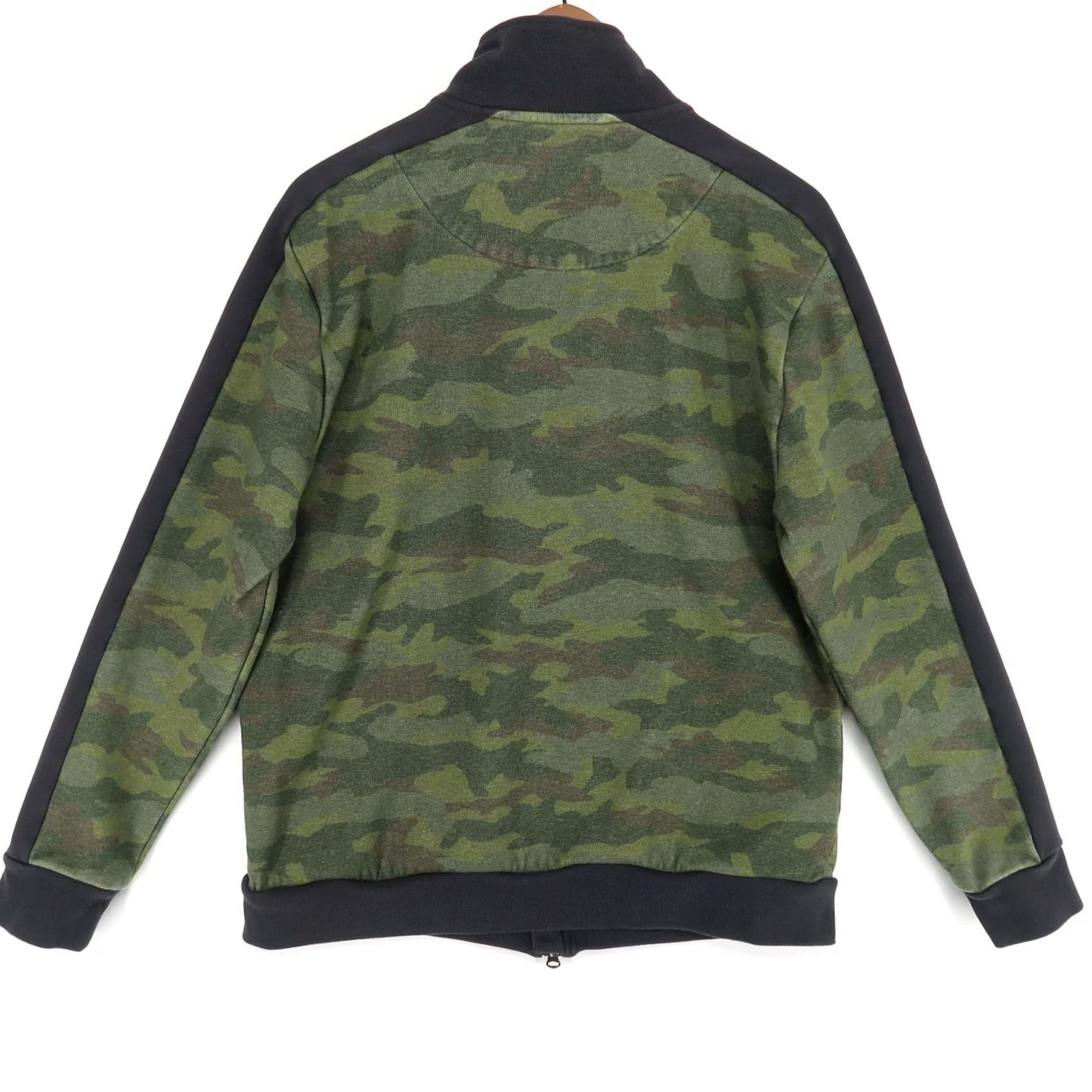 Vintage Municipal Track Jacket Mens M Green Camo Full Zip Performance Sport Size US M / EU 48-50 / 2 - 2 Thumbnail