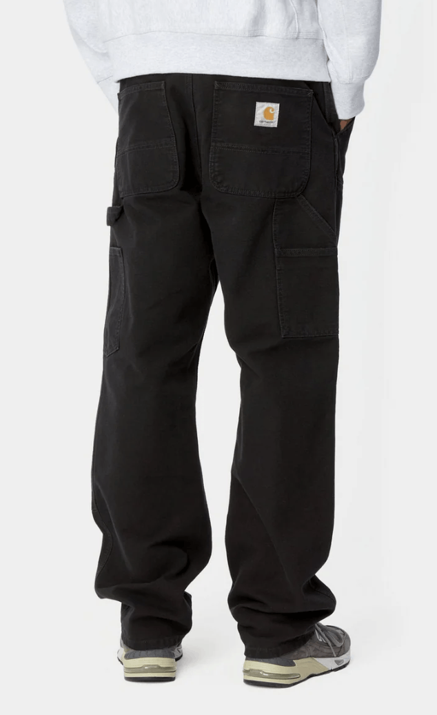 Carhartt Wip Double Knee Pant Black (aged canvas) 'Dearborn' Canvas Size US 31 - 5 Thumbnail