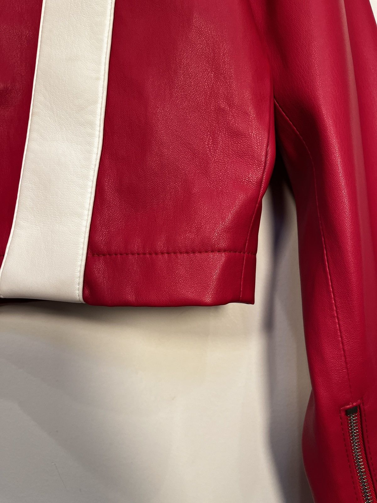 Mowalola Mowalola Faux Leather Cross Jacket (unisex) Size US L / EU 52-54 / 3 - 17 Thumbnail