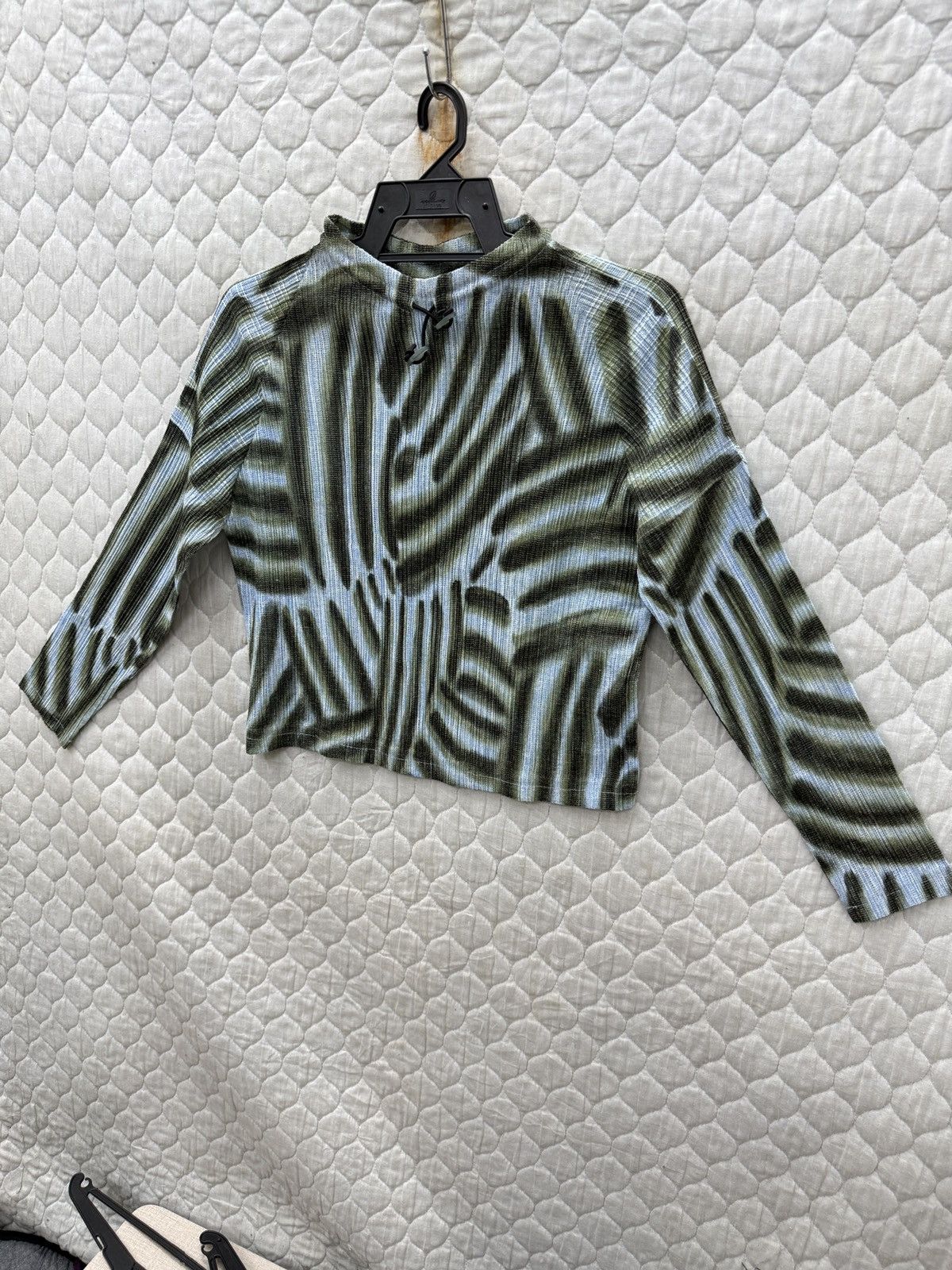 Issey Miyake 🔥🔥🔥ARCHIVE ISSEY MIYAKE TOP LONGSLEEVE MULTICOLOUR Size M / US 6-8 / IT 42-44 - 2 Thumbnail