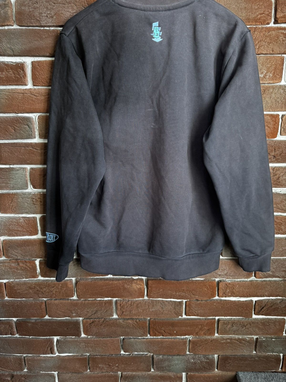 Carhartt Y2K Carhartt Geo Script Logo Crewneck XS Brown Streetwear Size US XS / EU 42 / 0 - 8 Thumbnail