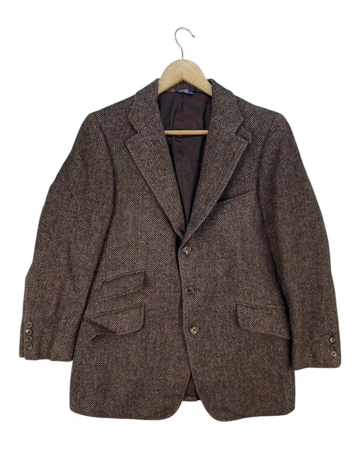 Polo Ralph Lauren Vintage Polo Ralph Lauren Wool Blazer Size US M / EU 48-50 / 2 - 2 Thumbnail