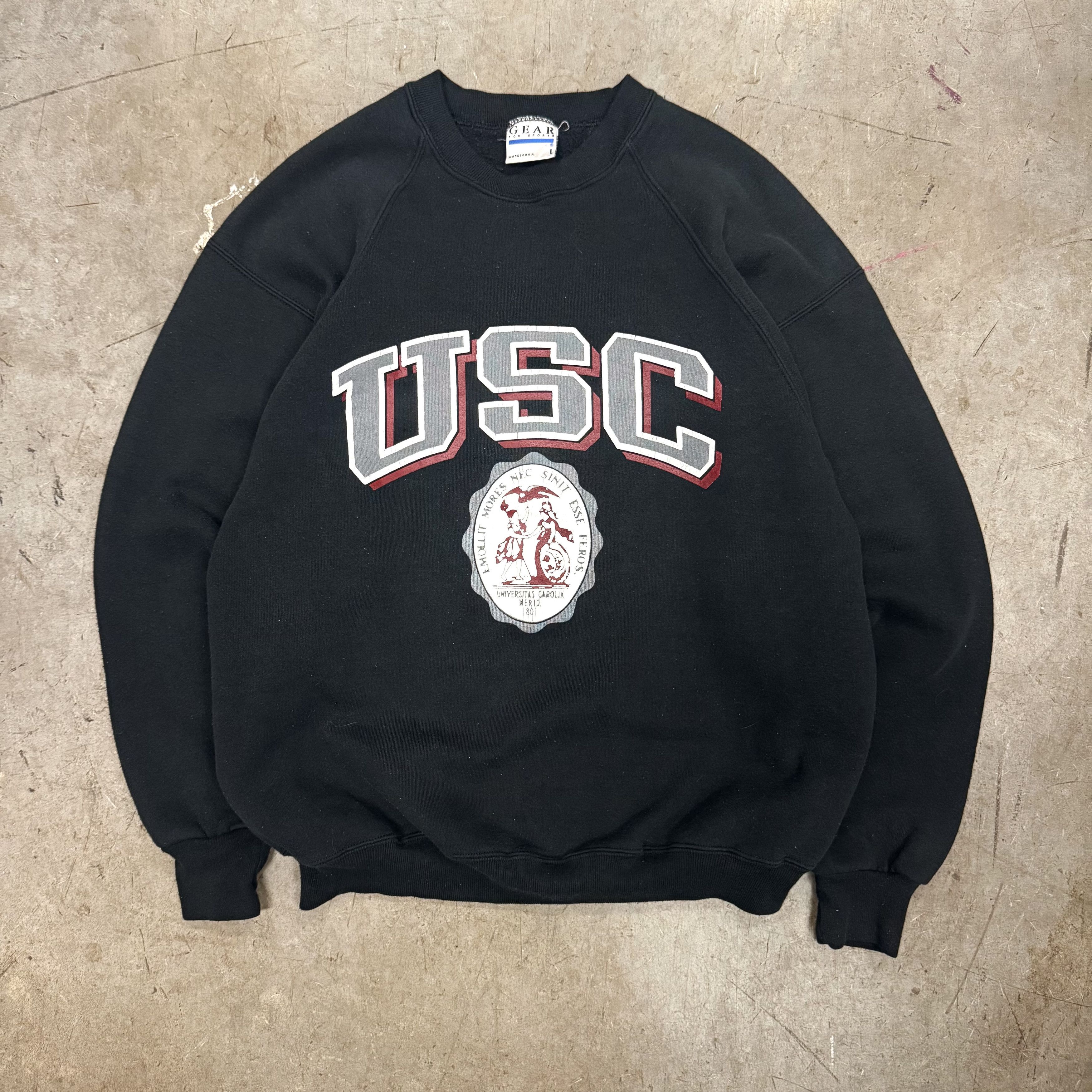 VTG 90s USC South Carolina Gamecocks Raglan Sweatshirt