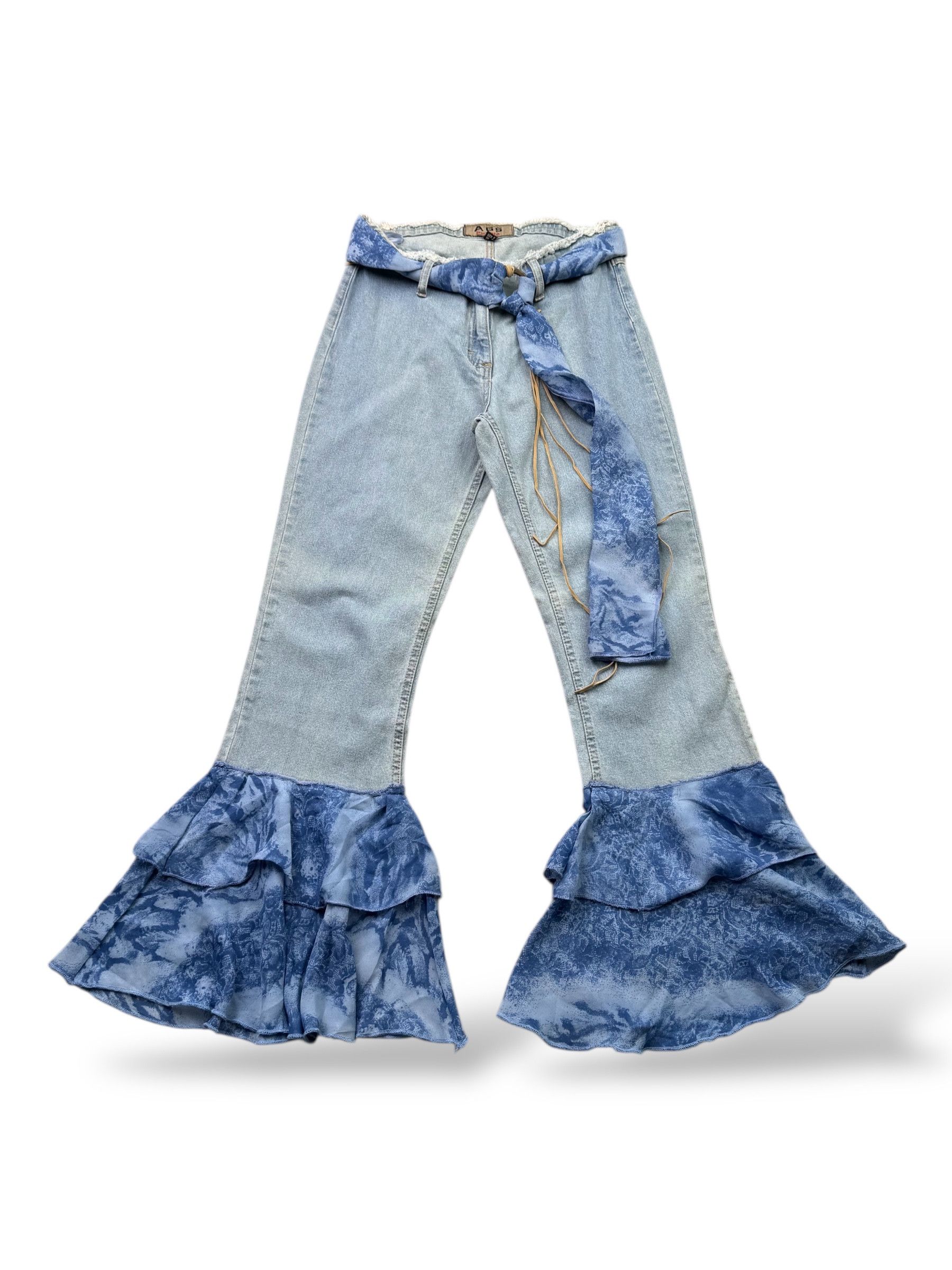 Japanese Brand Vintage Flare Jeans W486(V9) Size 27" / US 4 / IT 40 - 1 Thumbnail