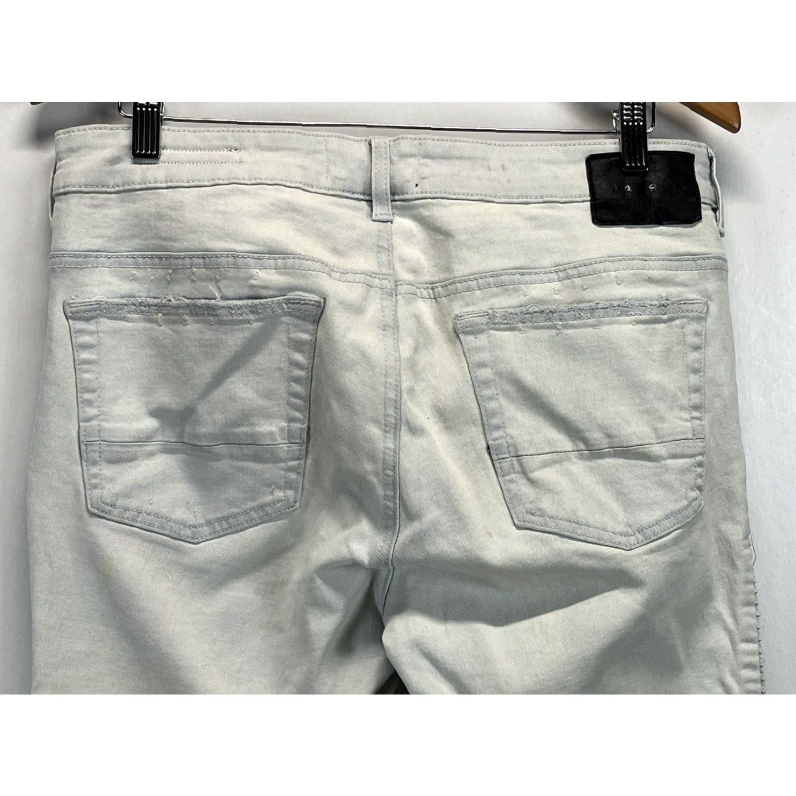 Pacsun Pacsun Stacked Skinny Moto Jeans Sz 32x30 GUC Distressed Regular Men Blue Jeans Skinny Distressed Moto Stacked Pacsun 32 30 Sz XS? Size US 32 / EU 48 - 4 Thumbnail