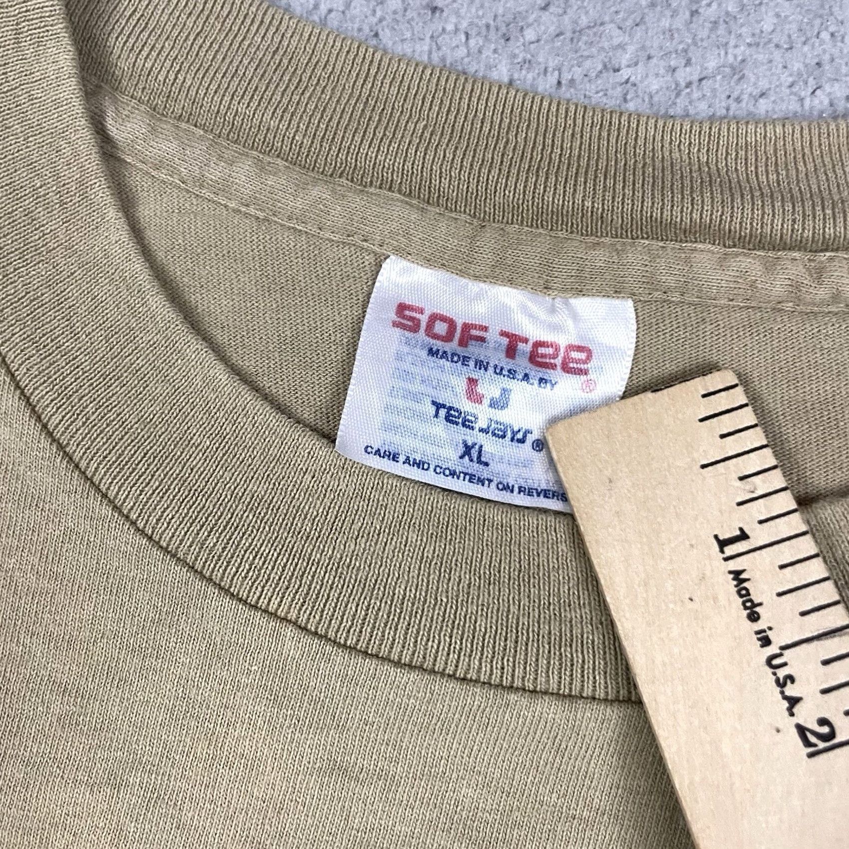 Vintage VINTAGE Buck Wear T Shirt Adult XL Brown American Tradition Distressed 90s Hunting 90s Buck Wear Shirt Mens XL Brown Cotton Graphic Print Debris: None Size US XL / EU 56 / 4 - 5 Thumbnail