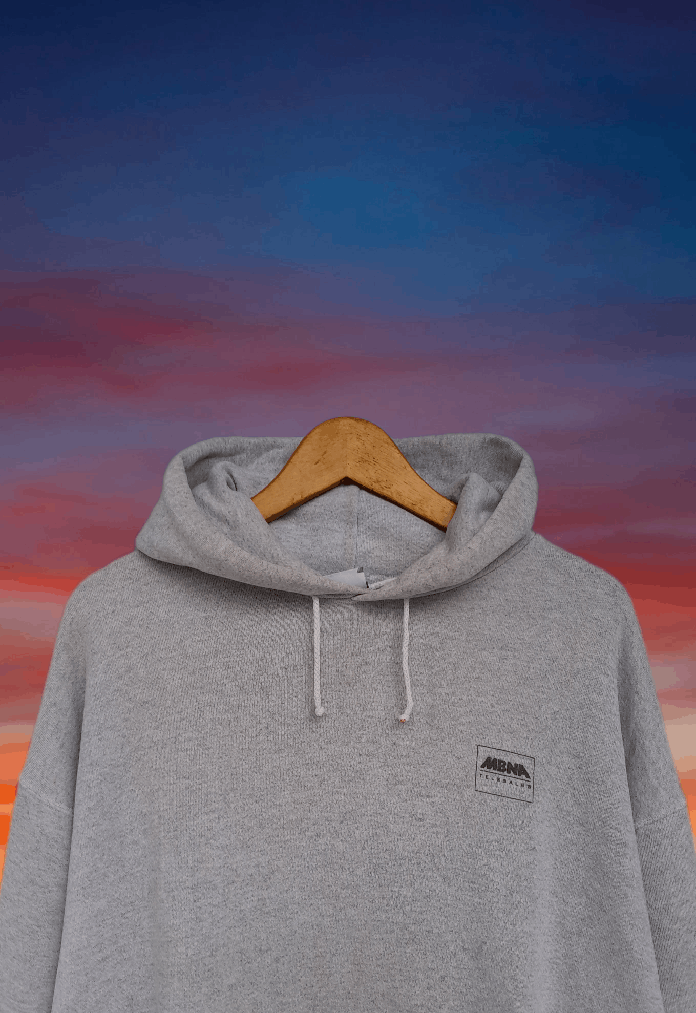 Lee × NASCAR × Vintage Vintage streetwear 90s MBNA Telesales Corporation hoodies Size US L / EU 52-54 / 3 - 3 Thumbnail