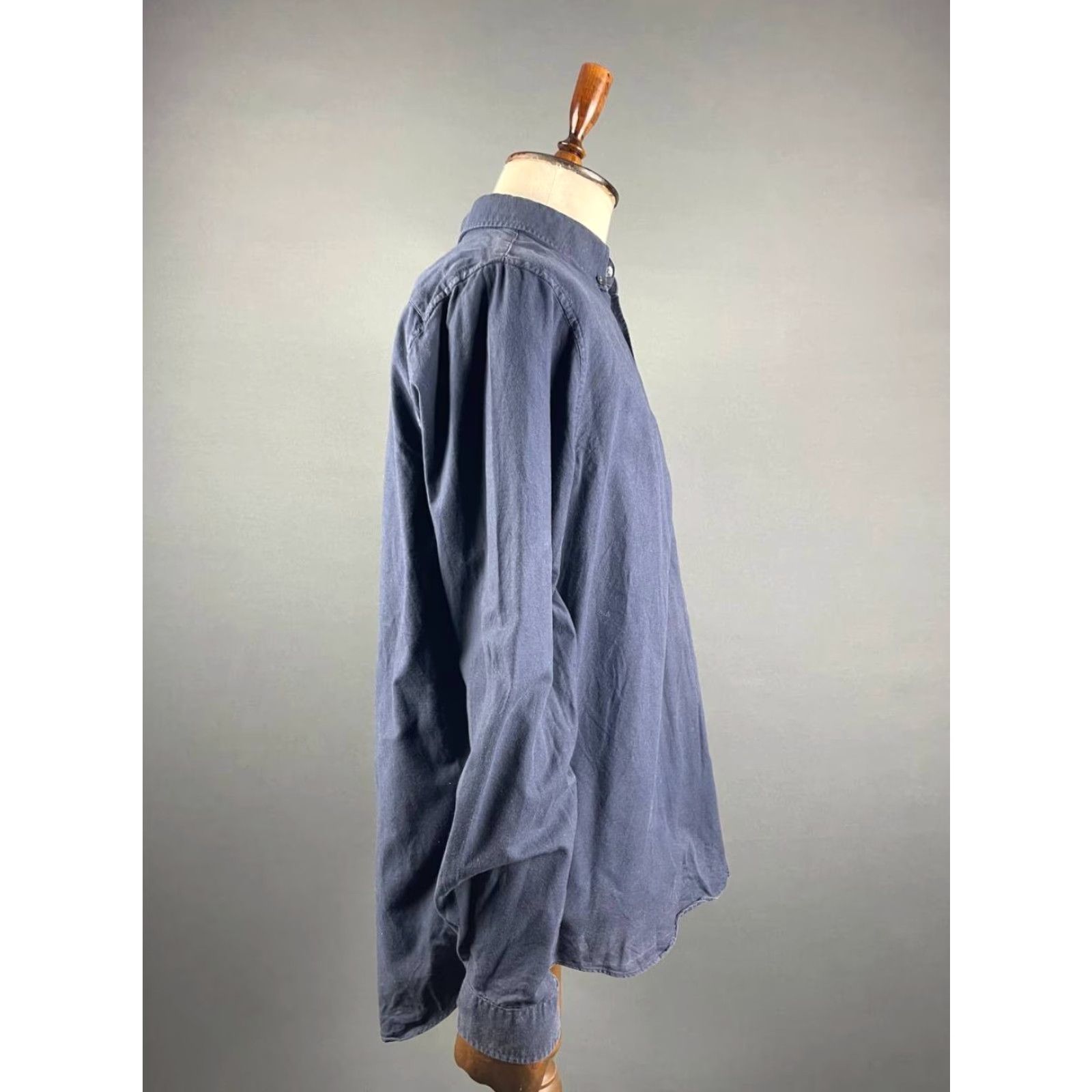 Lacoste Lacoste Mens Regular Fit Button-Down Shirt XL Cotton Blue Long Sleeve Size US XL / EU 56 / 4 - 6 Thumbnail