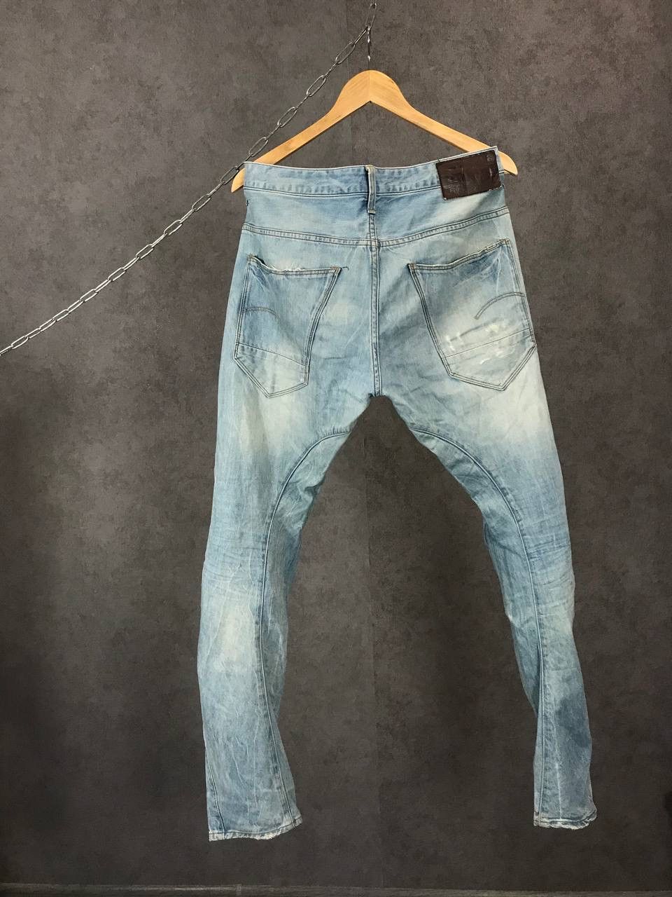 G-Star G Star Raw distressed denim jeans Size US 34 / EU 50 - 8 Thumbnail