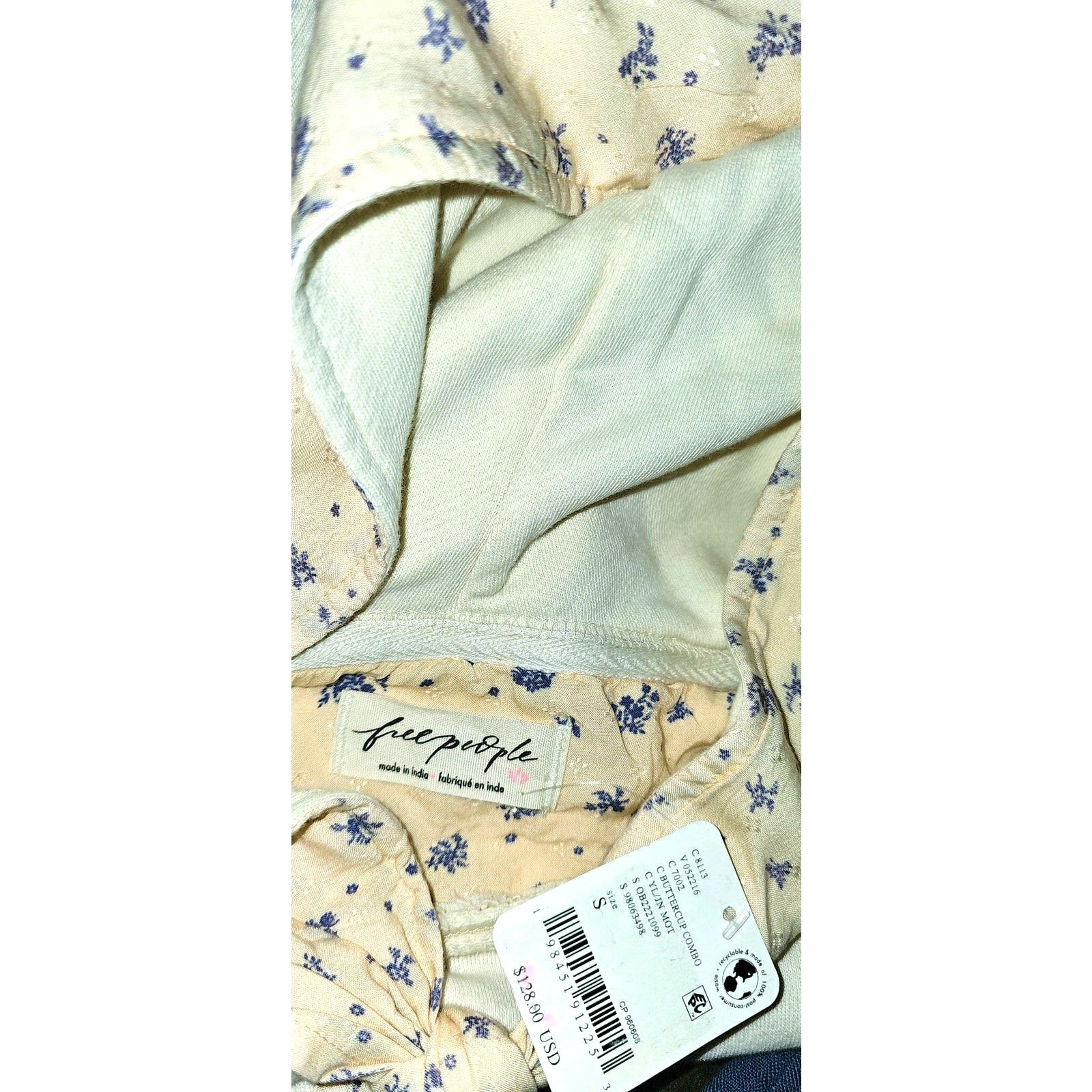 Free People NWT Free People Headscarf Hoodie $128 SMALL Buttercup Combo Size S / US 4 / IT 40 - 5 Thumbnail
