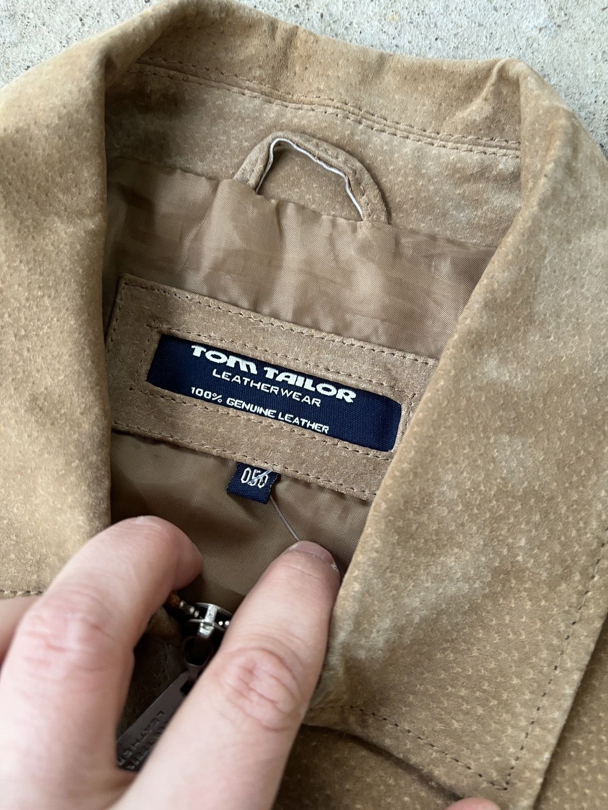 Tom Tailor Tom Tailor Leather Jacket Size US XL / EU 56 / 4 - 2 Thumbnail