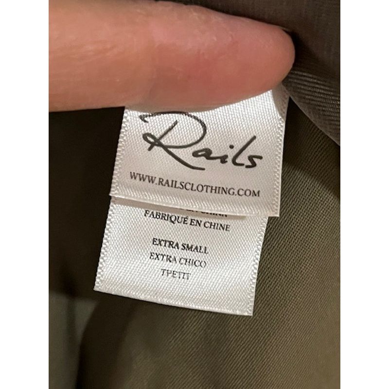 Rails Rails Cupro Military Style Jacket Size X-Small Size XS / US 0-2 / IT 36-38 - 6 Thumbnail