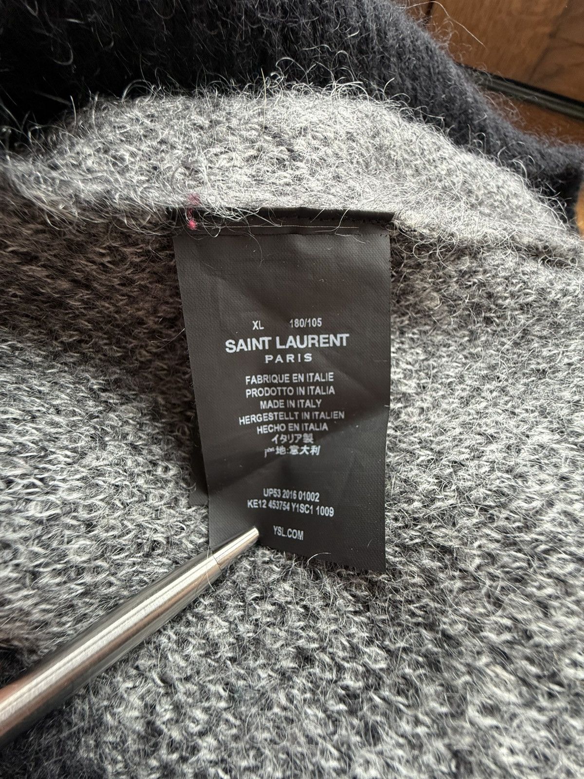 Saint Laurent Paris FW16 Saint Laurent Palladium star sweater Hedi Slimane grail Size US XL / EU 56 / 4 - 19 Thumbnail