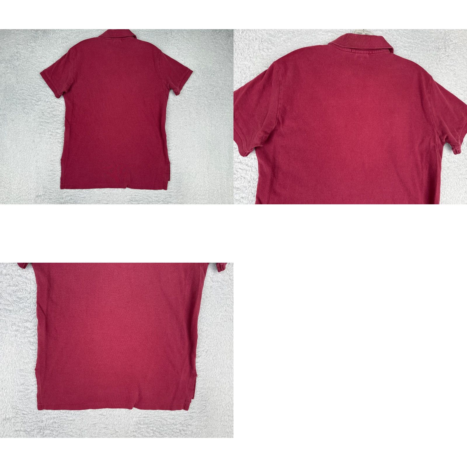 Ralph Lauren VINTAGE Ralph Lauren Polo Shirt Men M Red 100% Cotton Slim Fit Size US M / EU 48-50 / 2 - 9 Thumbnail