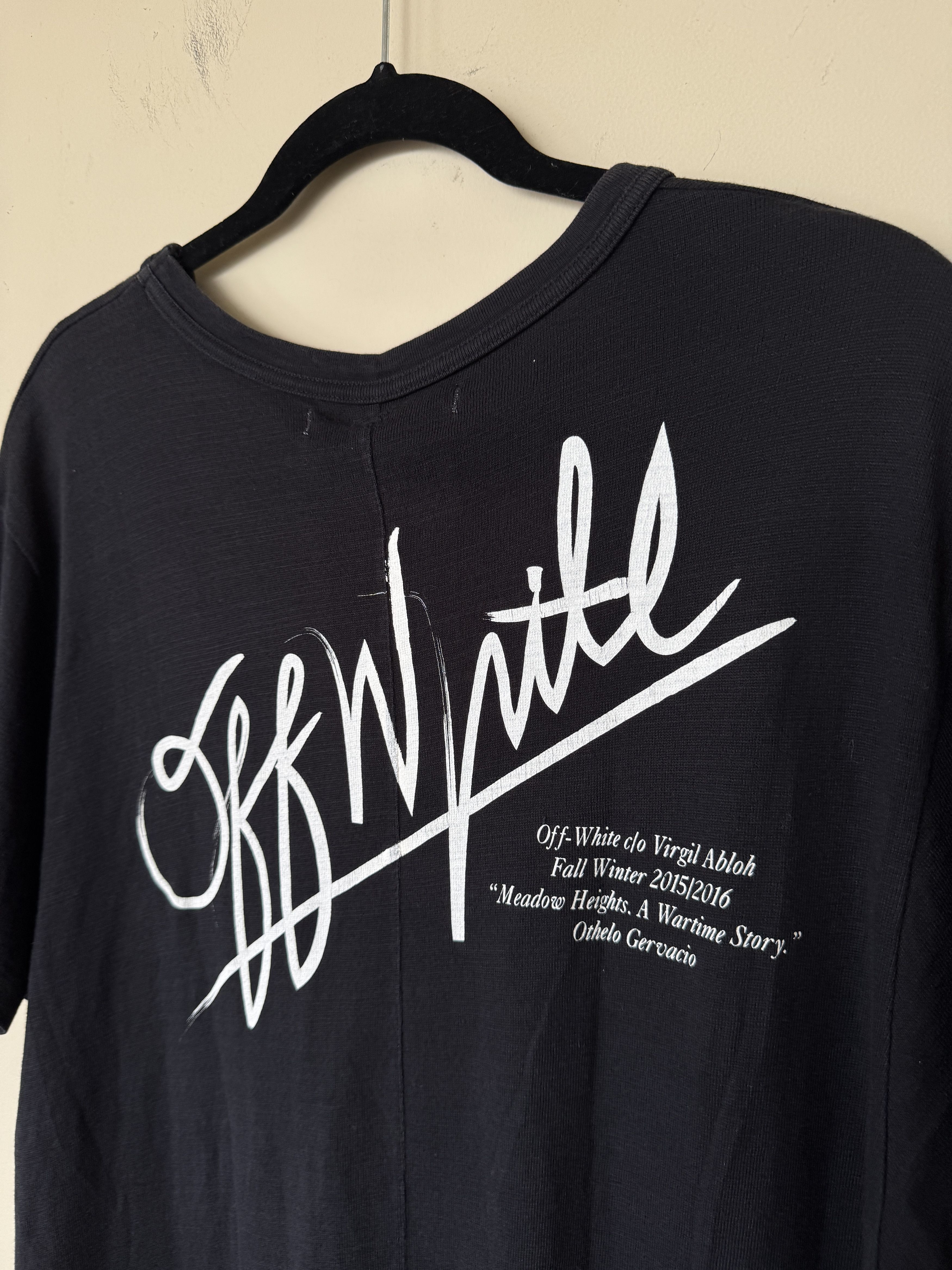 Off-White Off White x Othelo Gervacio FW15 Done Deal Tee Size US S / EU 44-46 / 1 - 8 Thumbnail