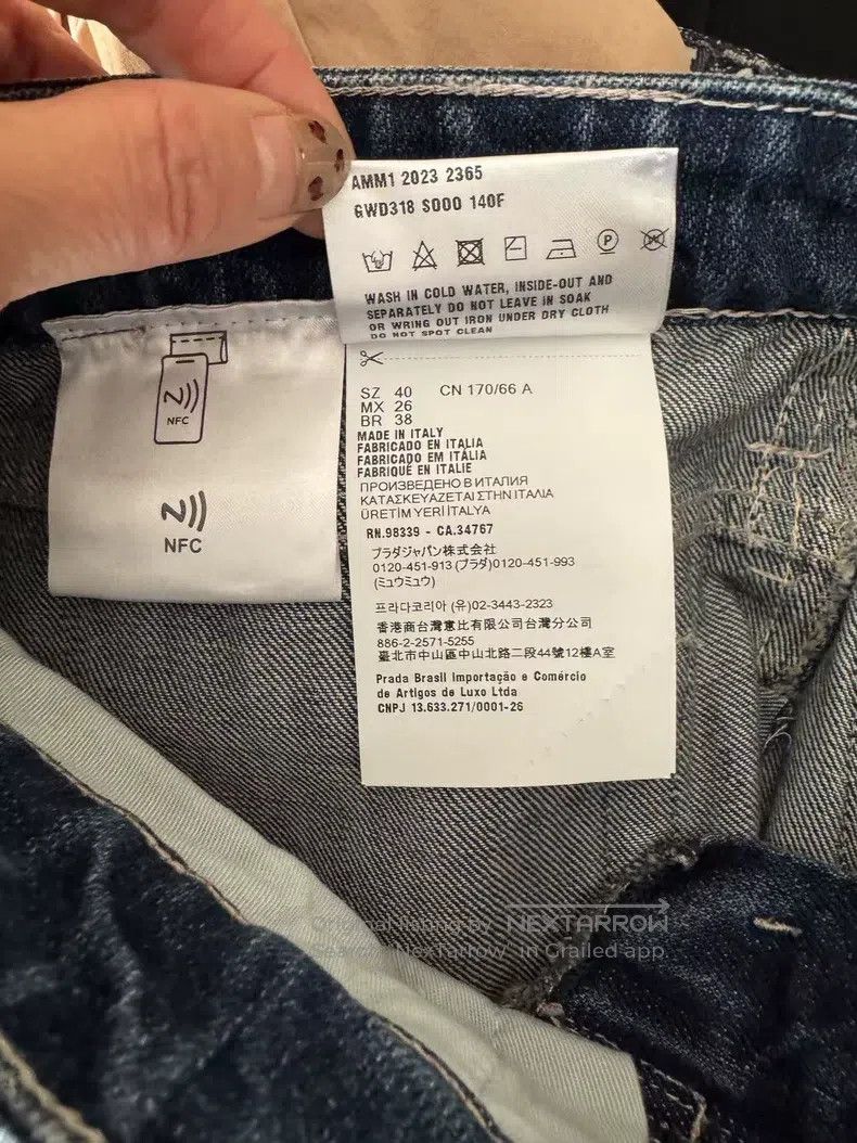 Miu Miu Miu Miu 40 overskirt Size 39" - 4 Thumbnail