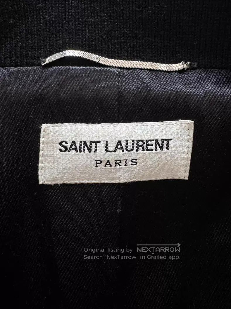 Saint Laurent Paris Saint Laurent Paris Black Patchwork Baseball Jacket i Size US S / EU 44-46 / 1 - 5 Thumbnail