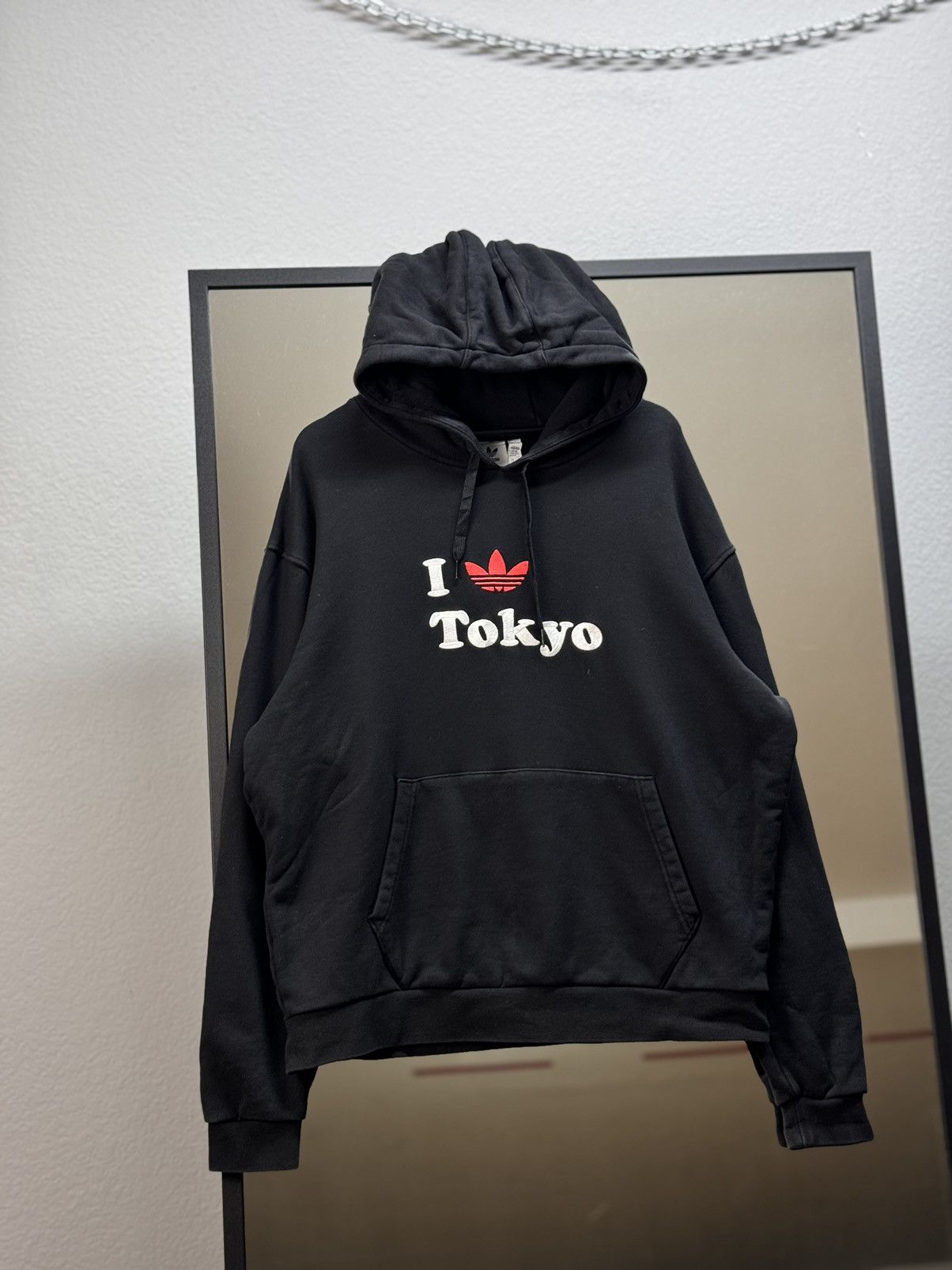 Adidas Black Adidas Tokyo Style Stussy Vetements Hoodie Size US XL / EU 56 / 4 - 9 Thumbnail