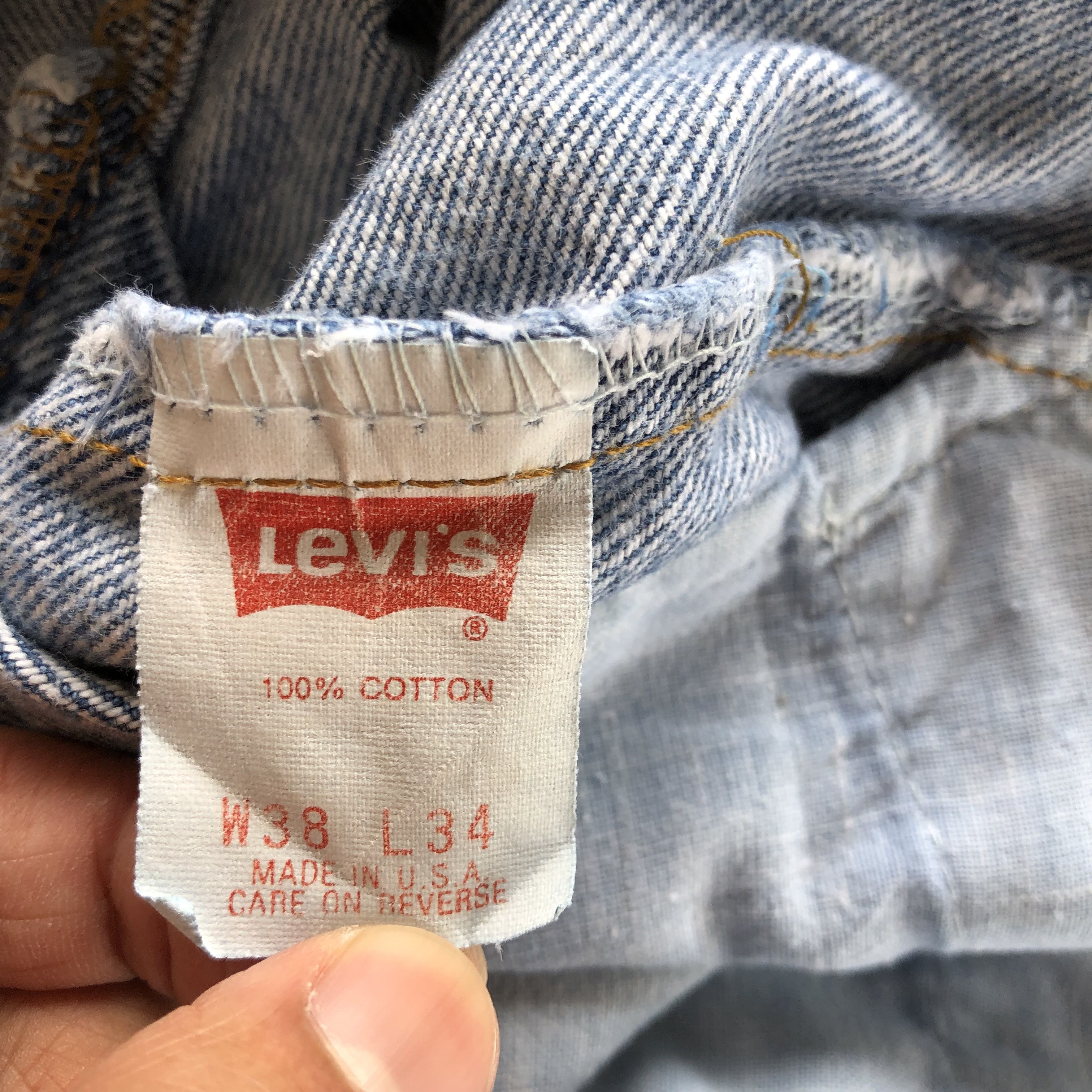 Levi's Vintage 90s Levis 540 Acid Wash Jeans Levi' Faded Denim Size US 36 / EU 52 - 6 Thumbnail