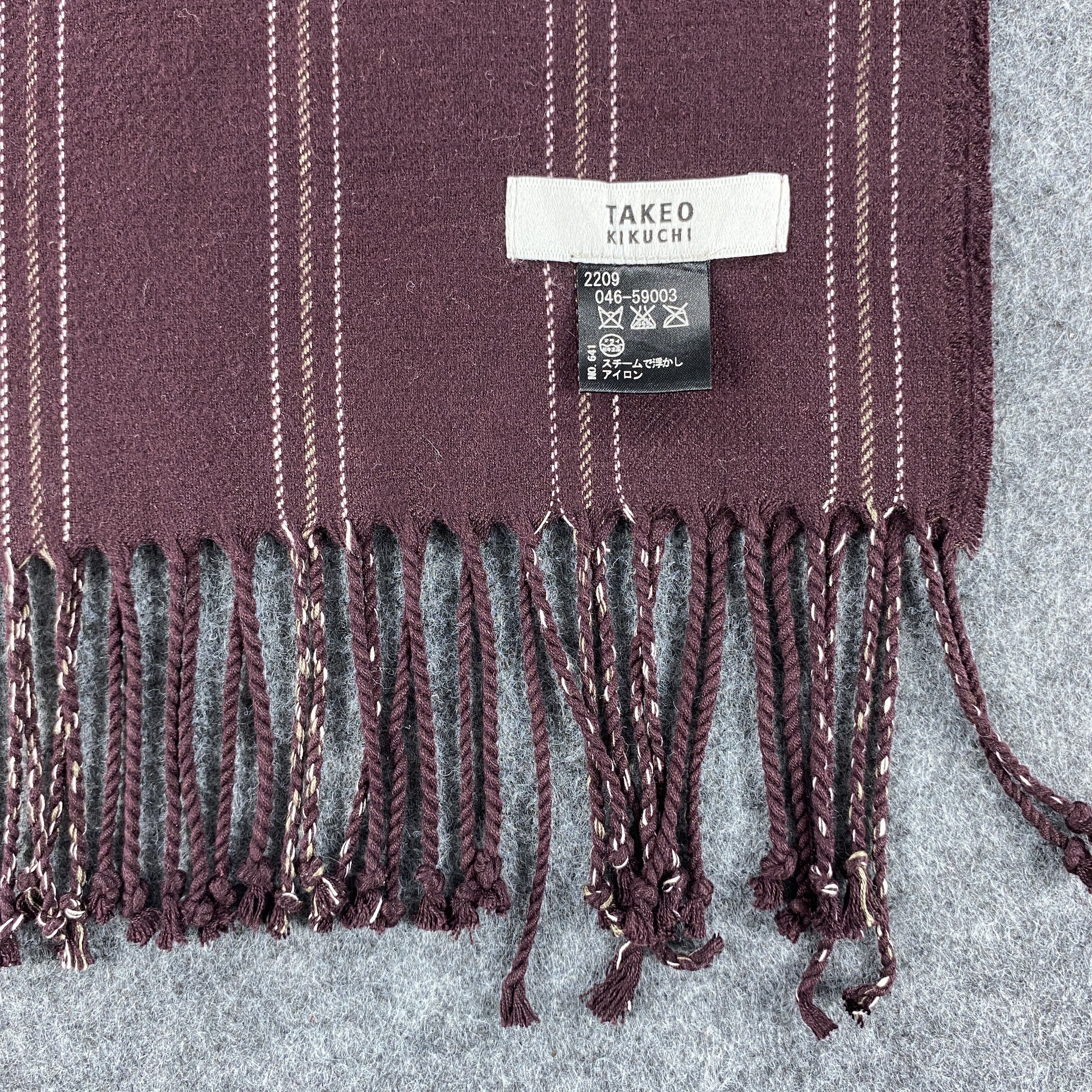 Japanese Brand × Takeo Kikuchi GF10620 Takeo Kikuchi Scarf Neck Wear Muffler Nova Check Size ONE SIZE - 4 Thumbnail