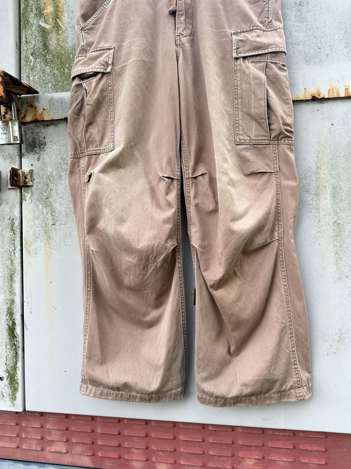 Avirex 👹Vintage THRASHED Avirex Baggy Cargo Pants Size US 33 - 11 Thumbnail