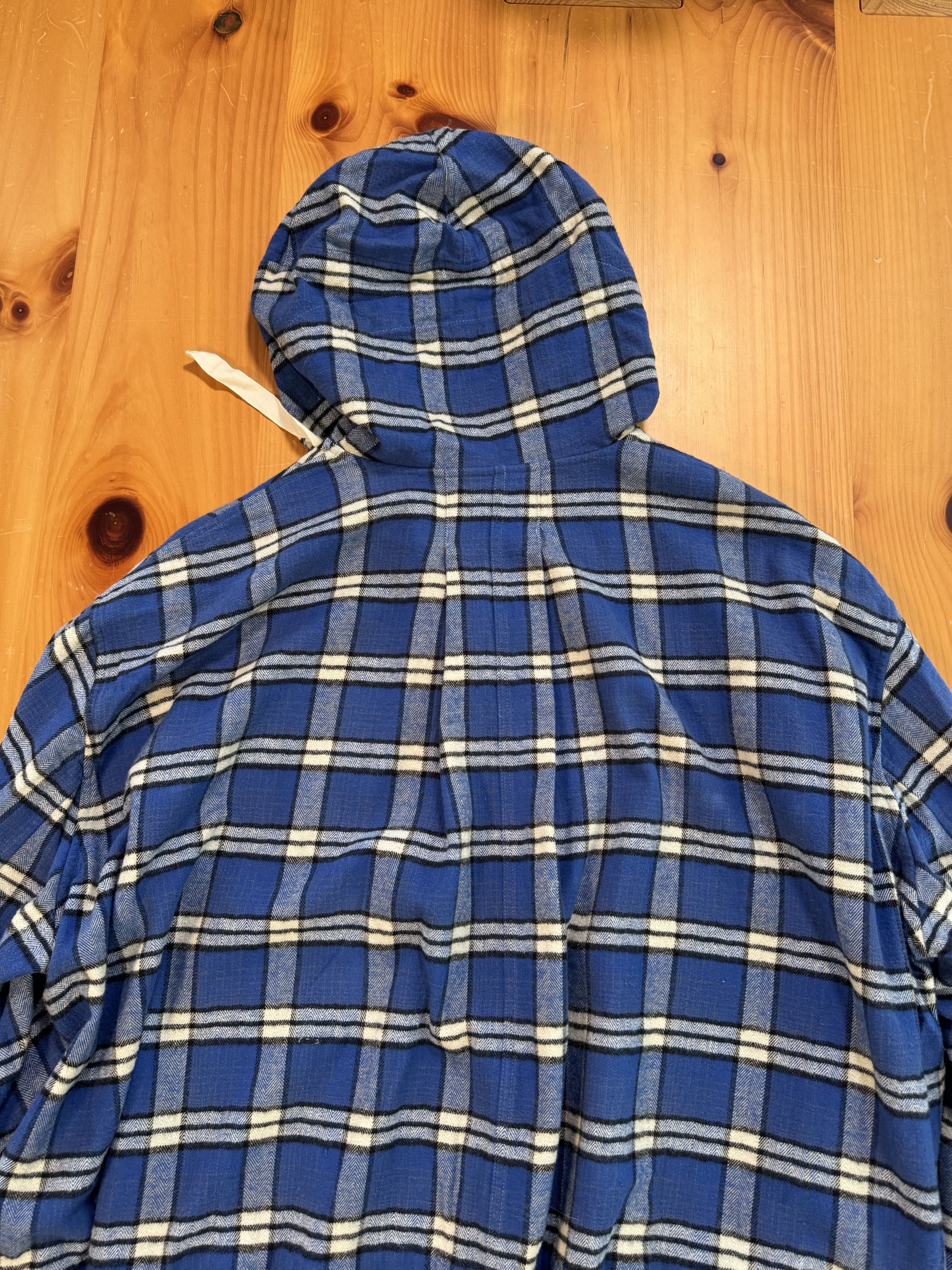 Marni Oversized Pullover Cotton Flannel Shirt with Hood Size US XL / EU 56 / 4 - 11 Thumbnail