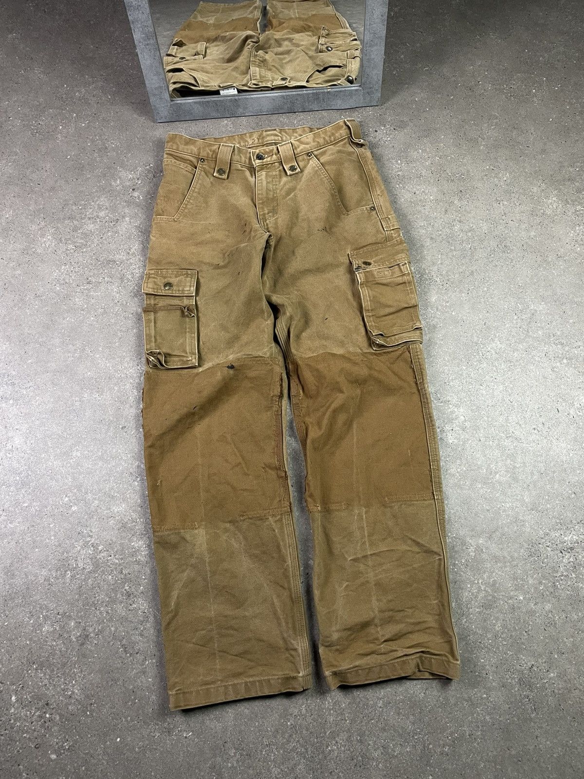 Carhartt × Vintage Vintage Y2K Carhartt Workwear Double Knee Pants Size US 30 / EU 46 - 2 Thumbnail