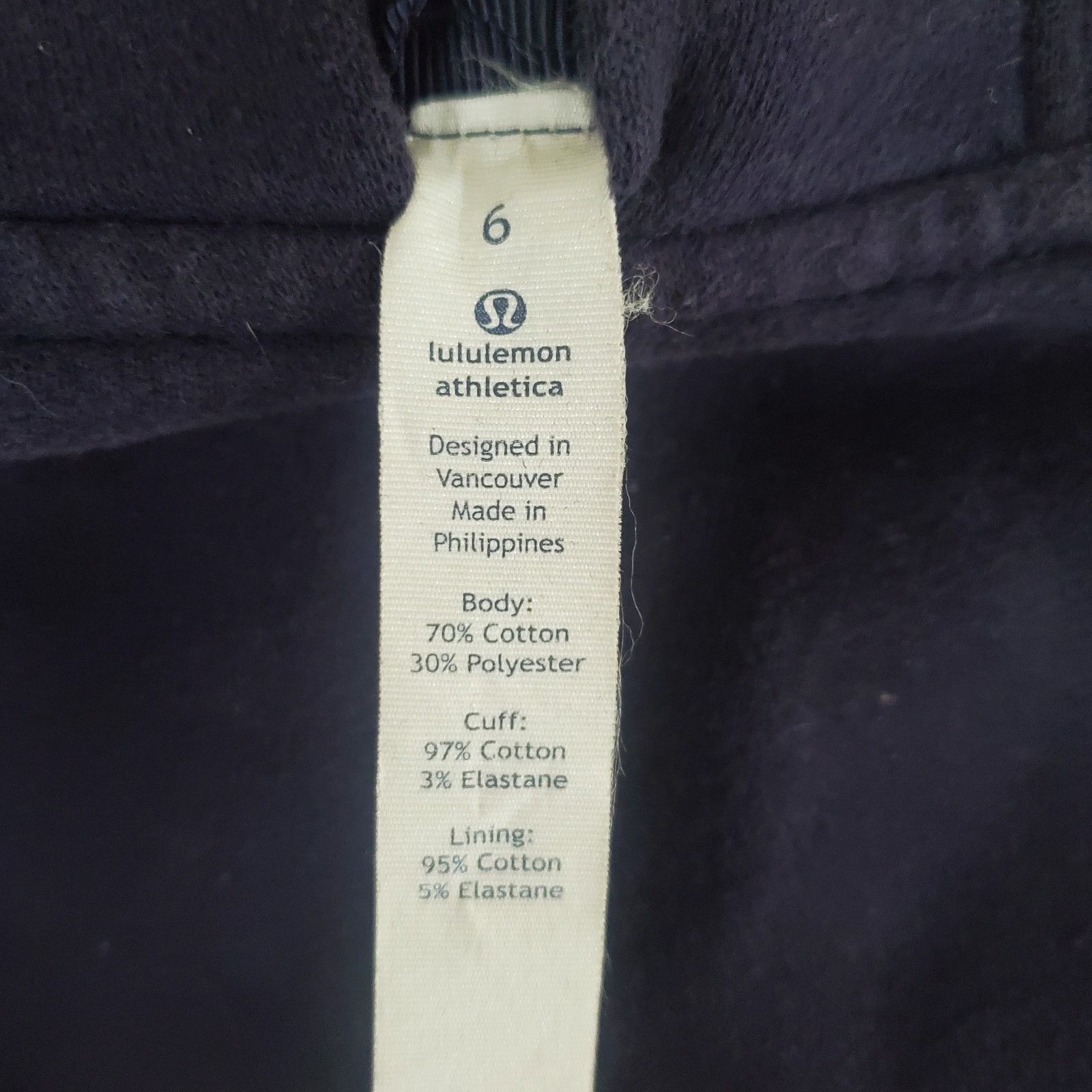 Lululemon Lululemon Wind Down Navy Blue Hoodie 6 Size M / US 6-8 / IT 42-44 - 7 Thumbnail