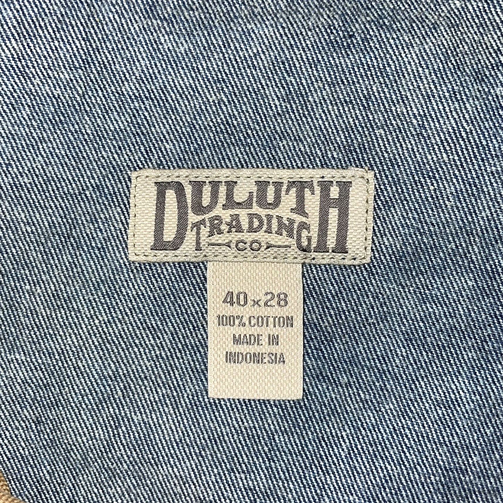 Vintage DULUTH TRADING CO. Men's Straight Leg Blue Jeans Regular Size 40/28 Size US 40 / EU 56 - 4 Thumbnail
