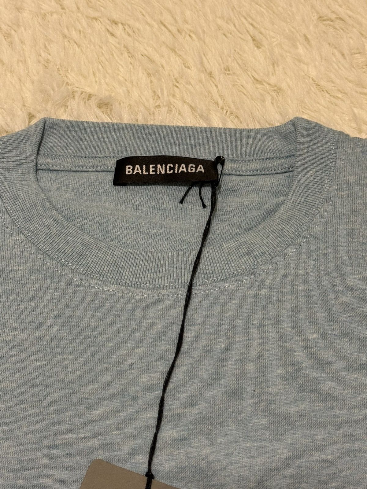 Balenciaga Balenciaga sky blue t shirt Size US XS / EU 42 / 0 - 4 Thumbnail