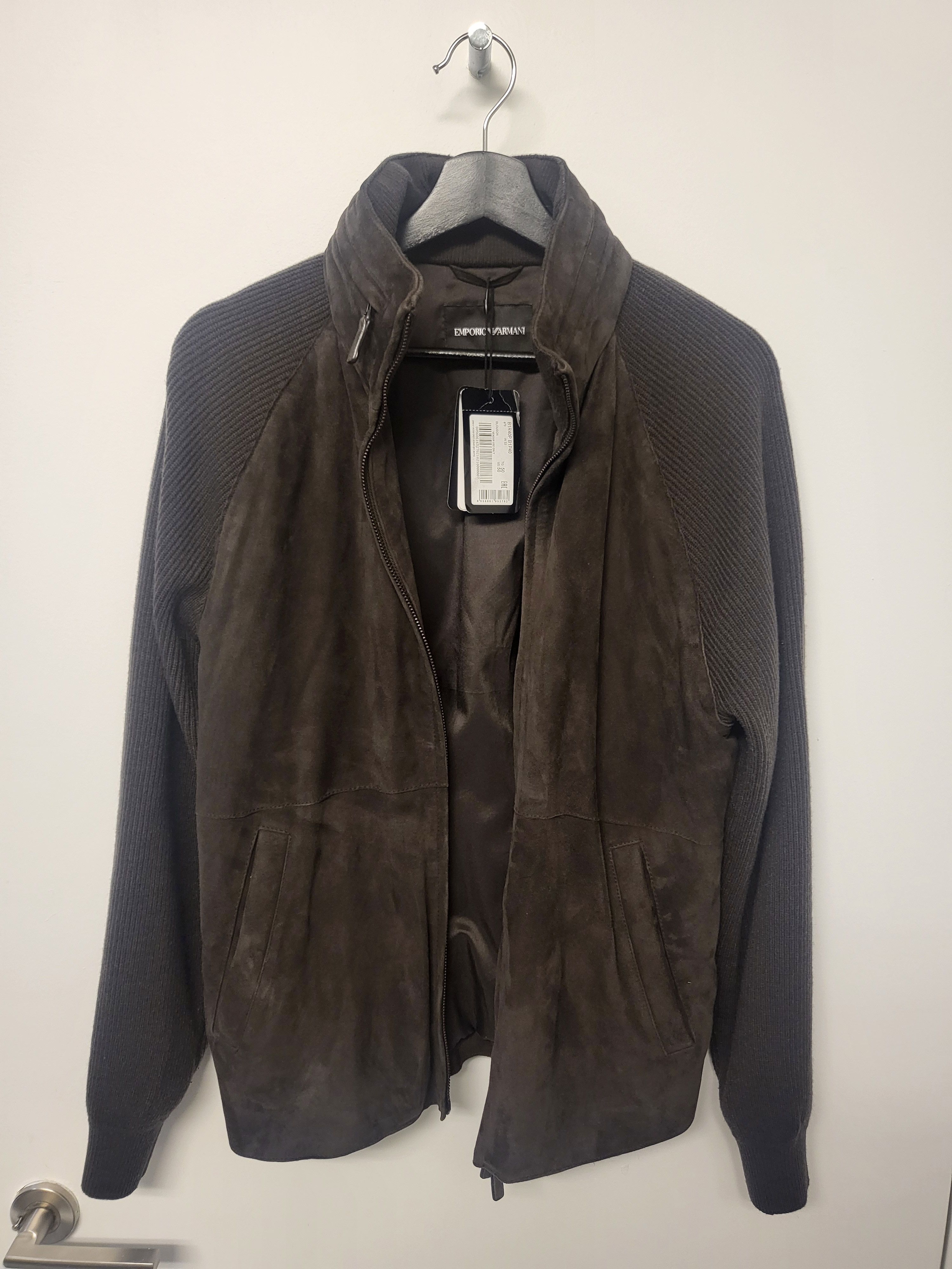 Emporio Armani Emporio Armani suede blouson jacket IT50 US40 Brown Size US M / EU 48-50 / 2 - 9 Thumbnail