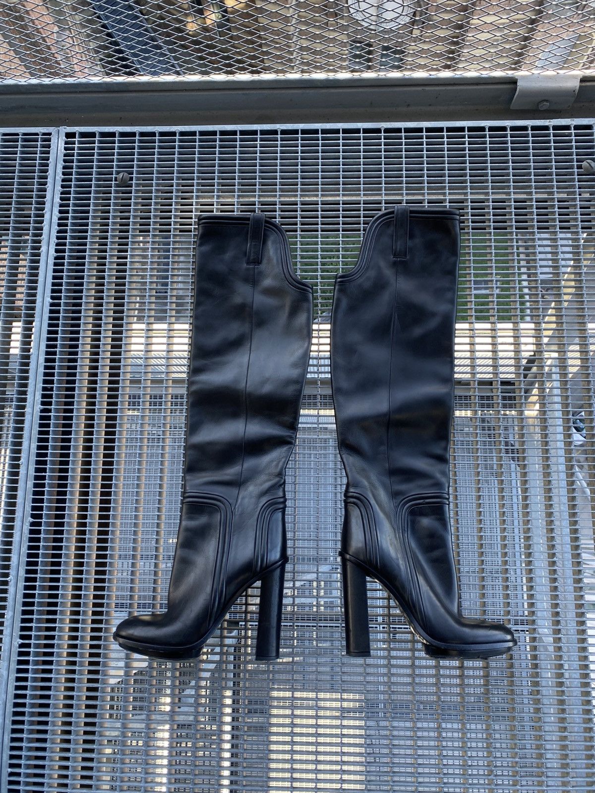 Gucci Gucci Calfskin Leather Boots Heels Knee High Size US 9 / IT 39 - 7 Thumbnail