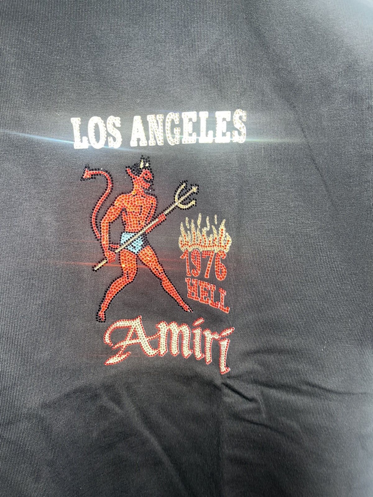 Amiri Amiri Crystal Sinners Tee Sz Large Size US L / EU 52-54 / 3 - 2 Thumbnail