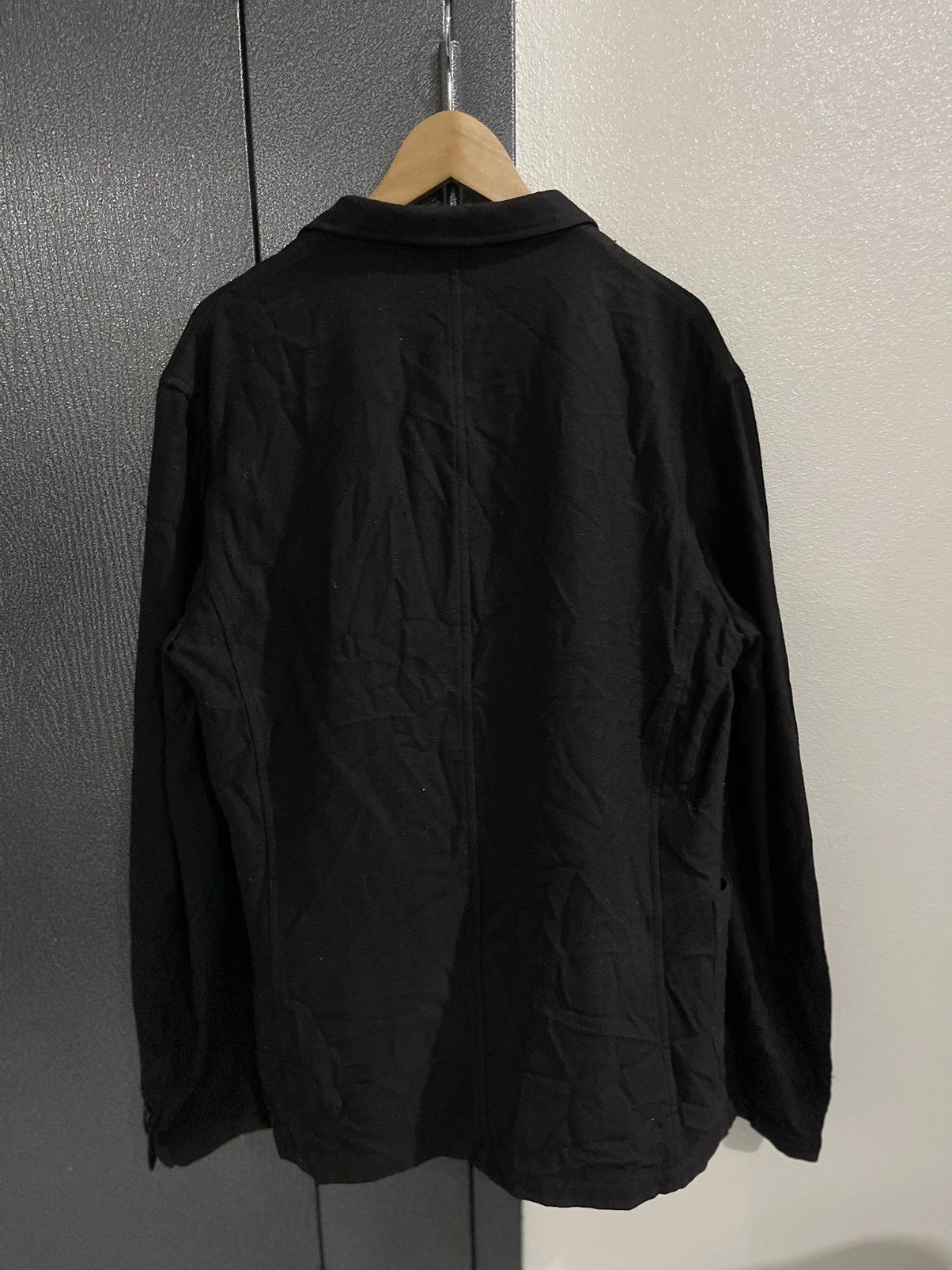 Yohji Yamamoto Vintage Yohji Yamamoto Pour Homme Wool Jacket Size US L / EU 52-54 / 3 - 11 Thumbnail
