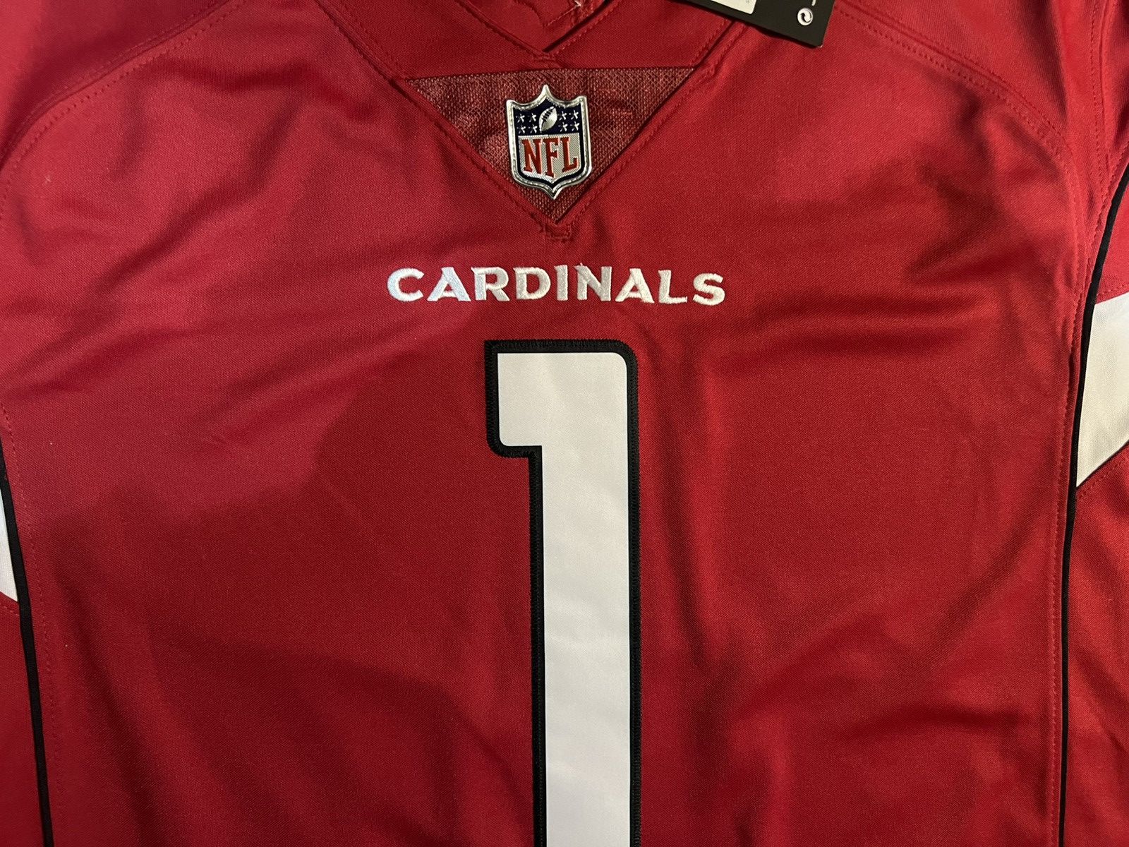 NFL NFL Arizona Cardinals Kyler Murray #1 Stitched Jersey XL Size US XL / EU 56 / 4 - 6 Thumbnail