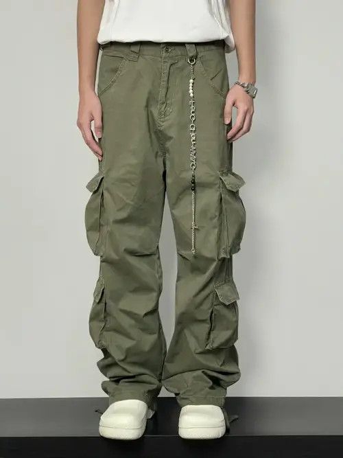 VIBE double knee faded military outdoor cargo pants Size US 32 / EU 48 - 2 Thumbnail