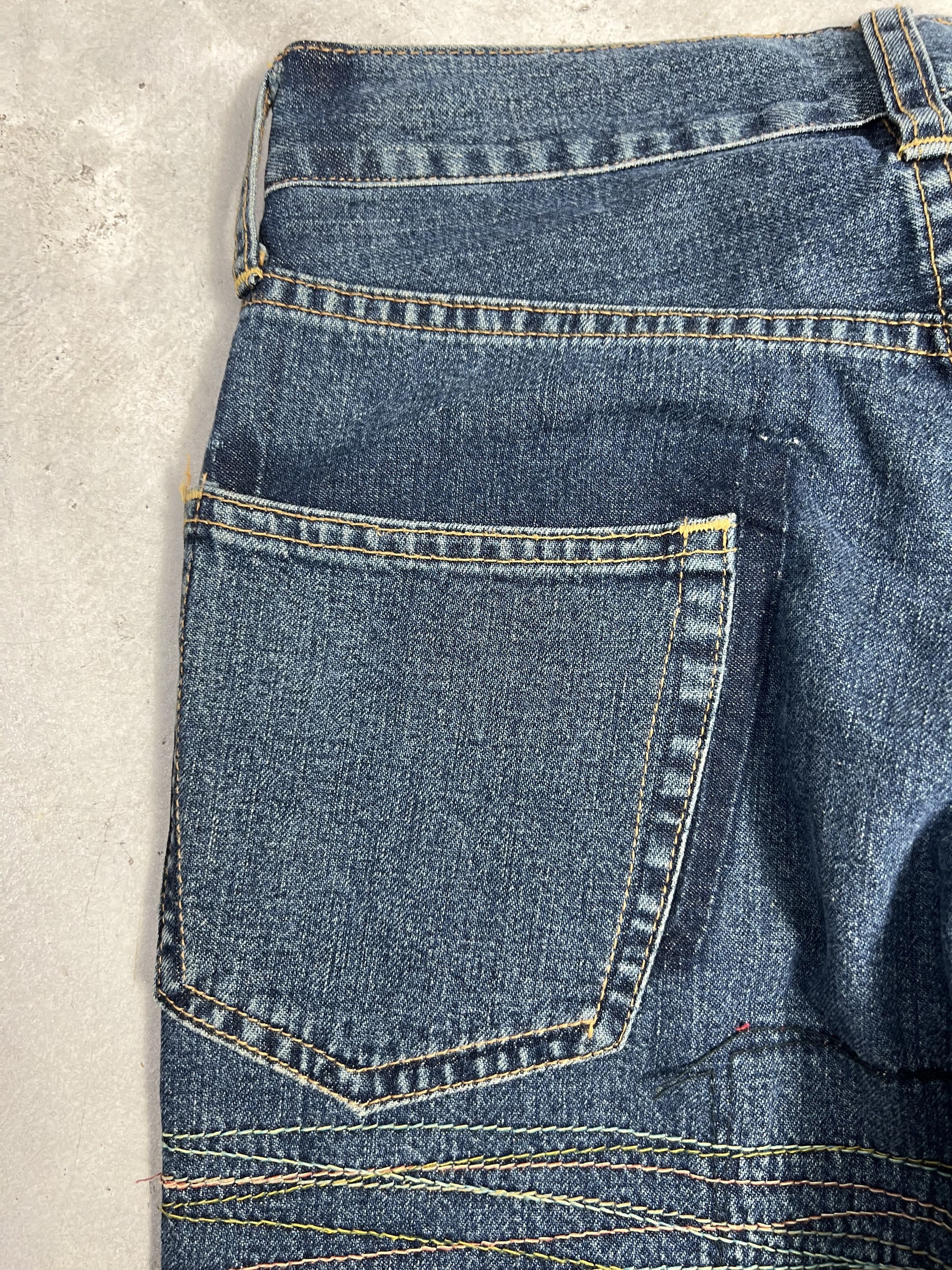 Hysteric Glamour Vtg Kinky Jeans HYSTERIC GLAMOUR Embroidered Denim GTMPT540 Size 25" / US 0 / IT 36 - 12 Thumbnail