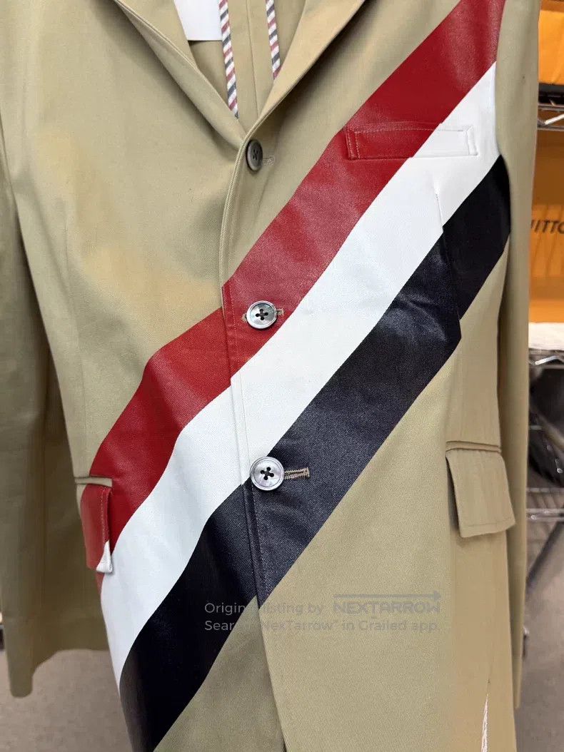 Thom Browne Thom Browne Classic Three-Striped Suit Jacket Size US XL / EU 56 / 4 - 3 Thumbnail