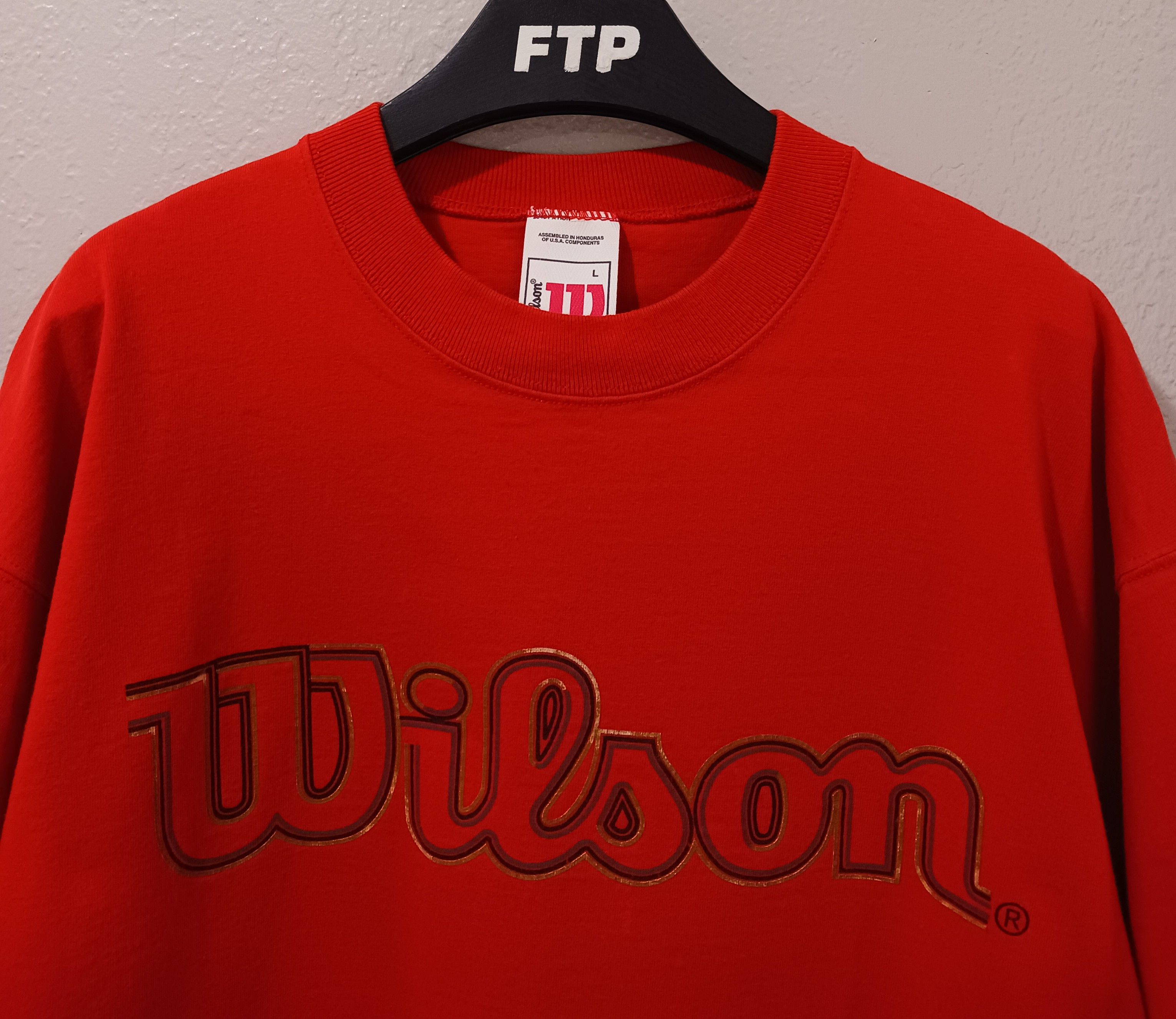 Vintage × Wilson Wilson Athleticwear Vintage 2000s Spell Out Logo Graphic Tee Size US L / EU 52-54 / 3 - 11 Thumbnail