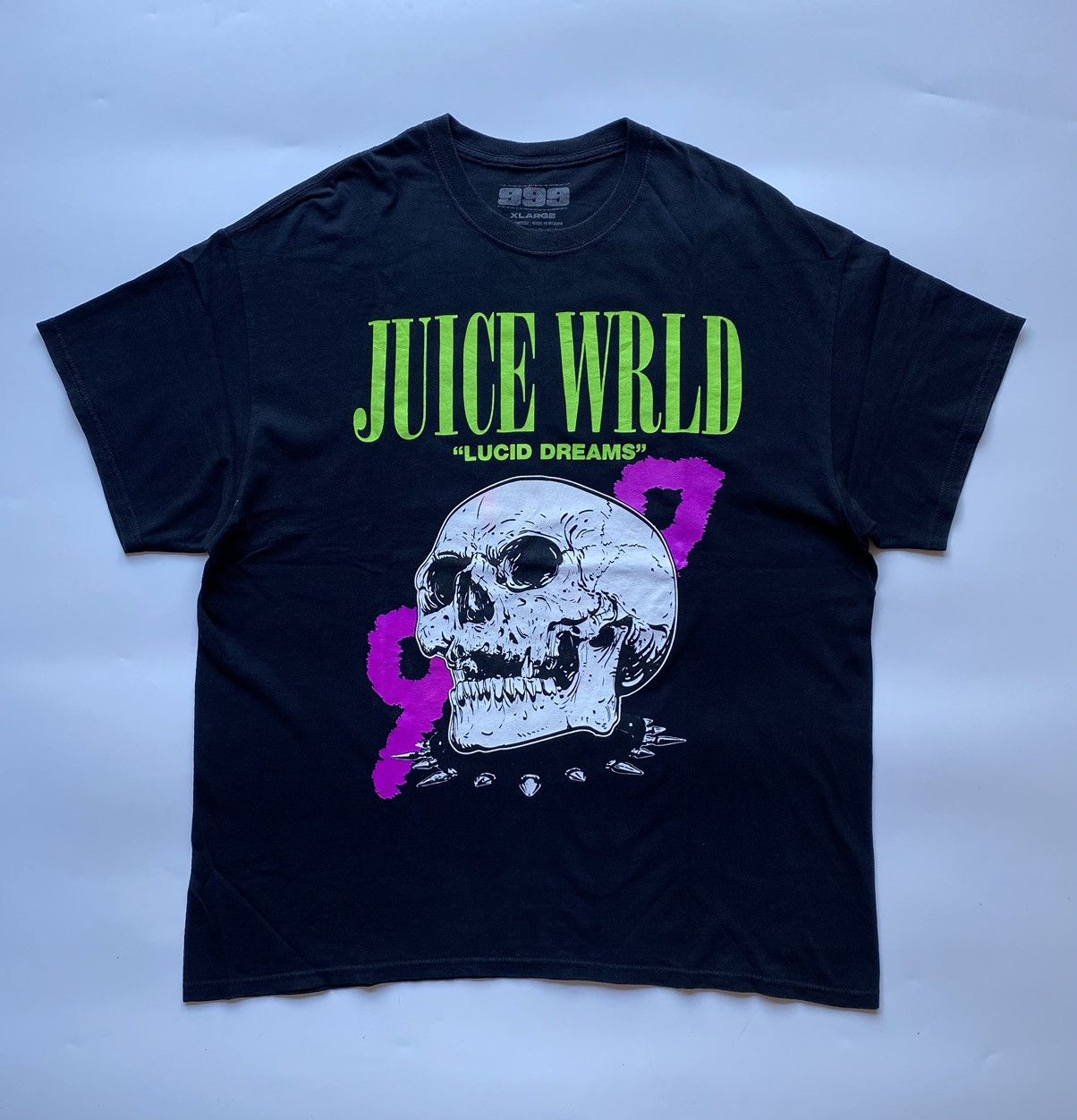 Rap Tees Mens 999 Black Juice Wrld "Lucid Dreams" T Shirt Sz XL Size US XL / EU 56 / 4 - 1 Thumbnail