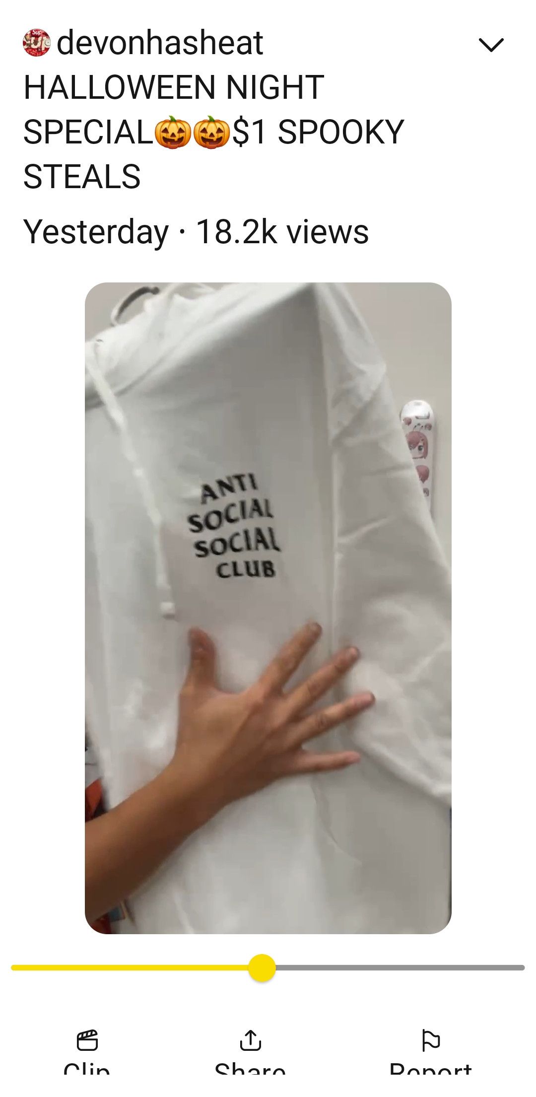 Anti Social Social Club KKLOTCH Size US L / EU 52-54 / 3 - 1 Thumbnail