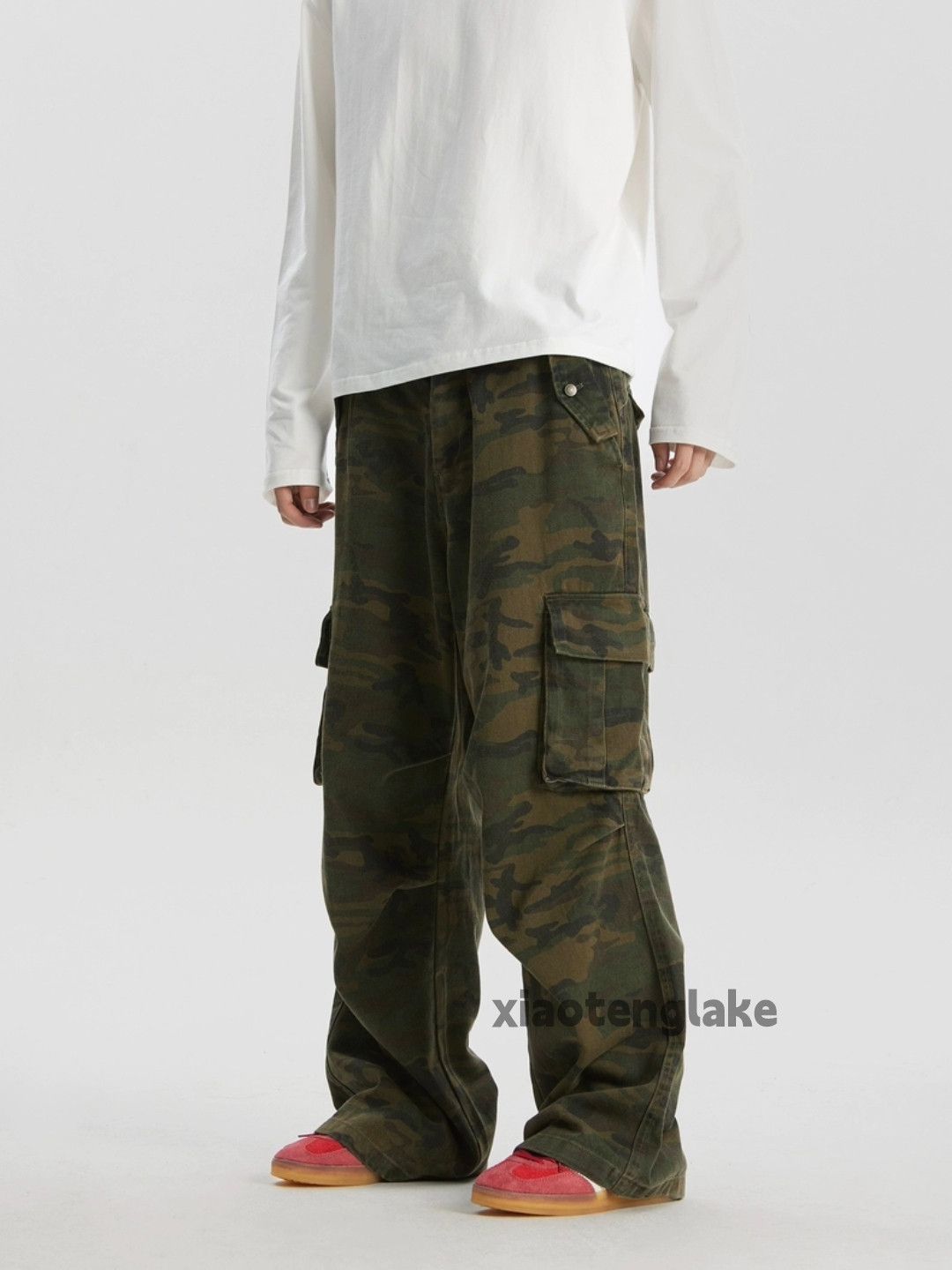 Designer × Vintage utility military loose outdoor skate hiphop cargo pants Size US 32 / EU 48 - 1 Thumbnail