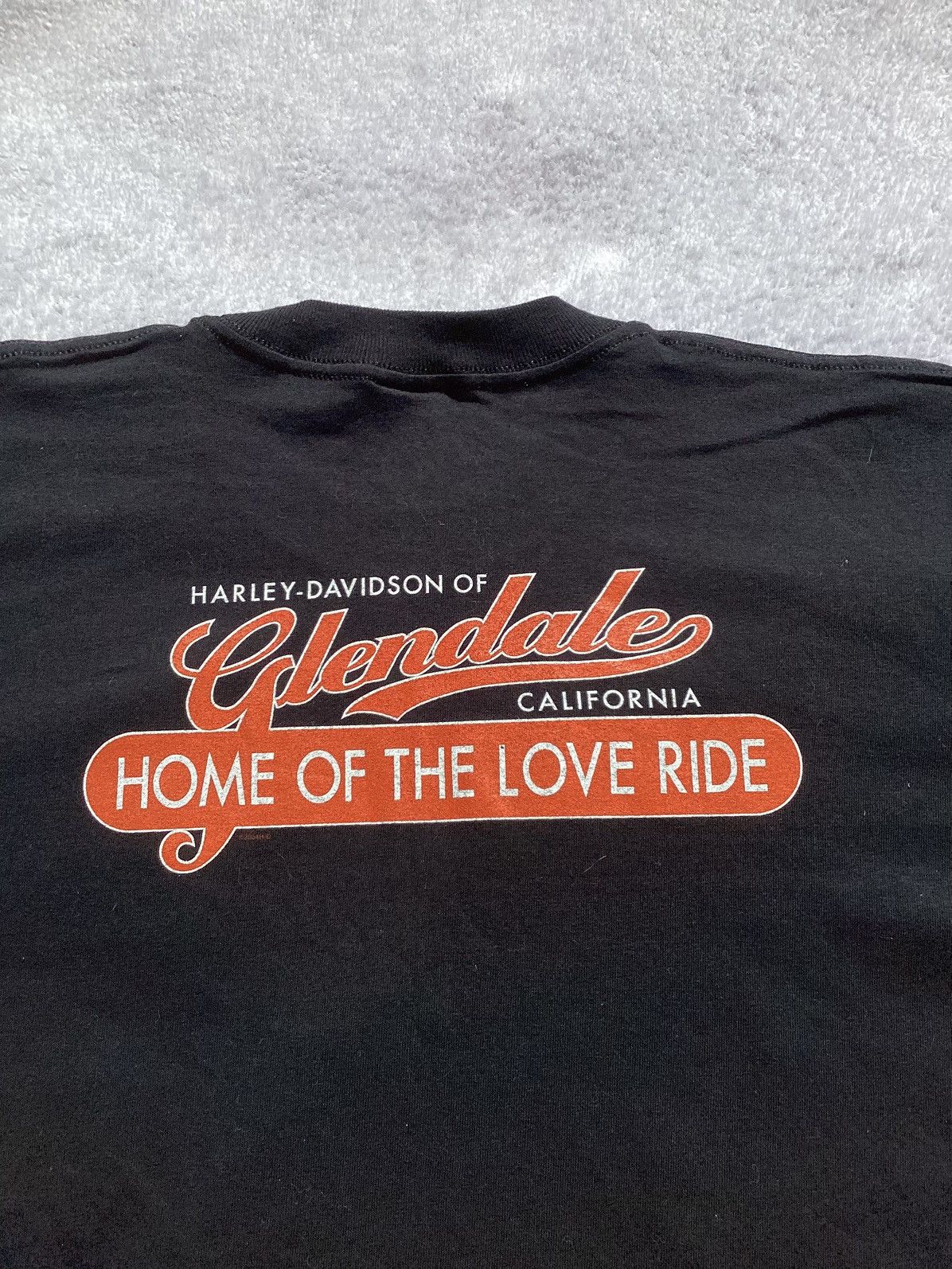 Harley Davidson × Vintage Vintage 2004 Harley Davidson of Glendale love ride T-shirt Size US L / EU 52-54 / 3 - 3 Thumbnail