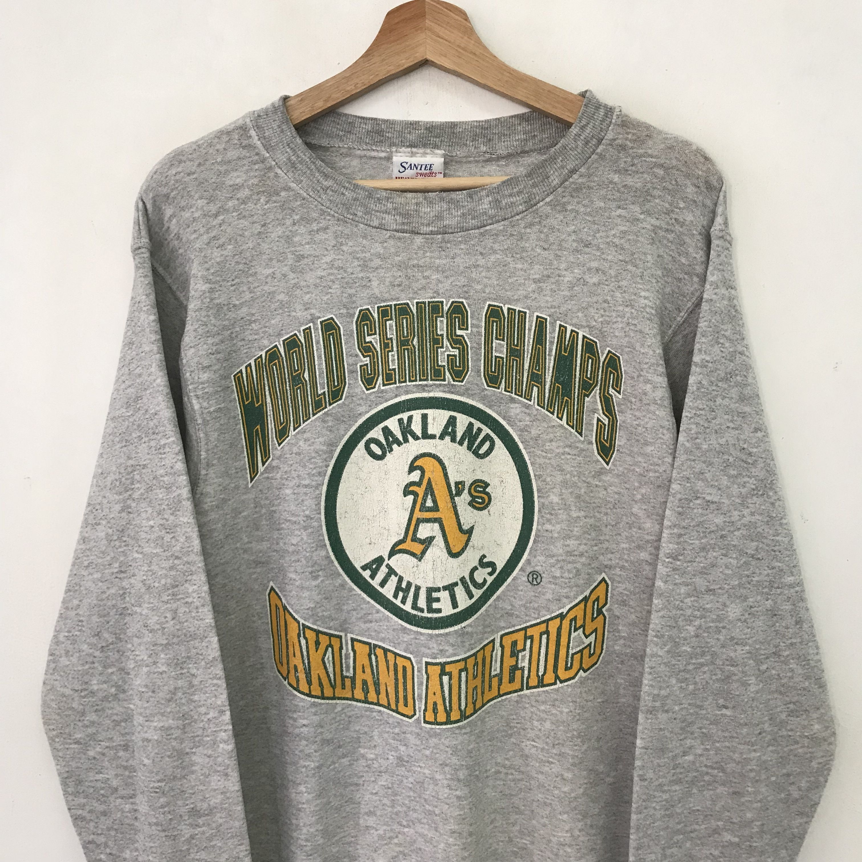 Vintage Vintage 90s Distressed Oakland Athletics Grey - 638 Size US M / EU 48-50 / 2 - 3 Thumbnail
