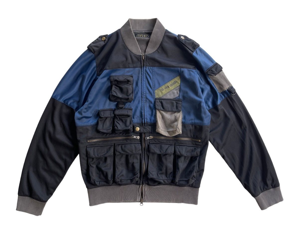 Japanese Brand Mustang Ranch Avantgarde Multi-Pocket Cargo Jacket Size US S / EU 44-46 / 1 - 2 Thumbnail