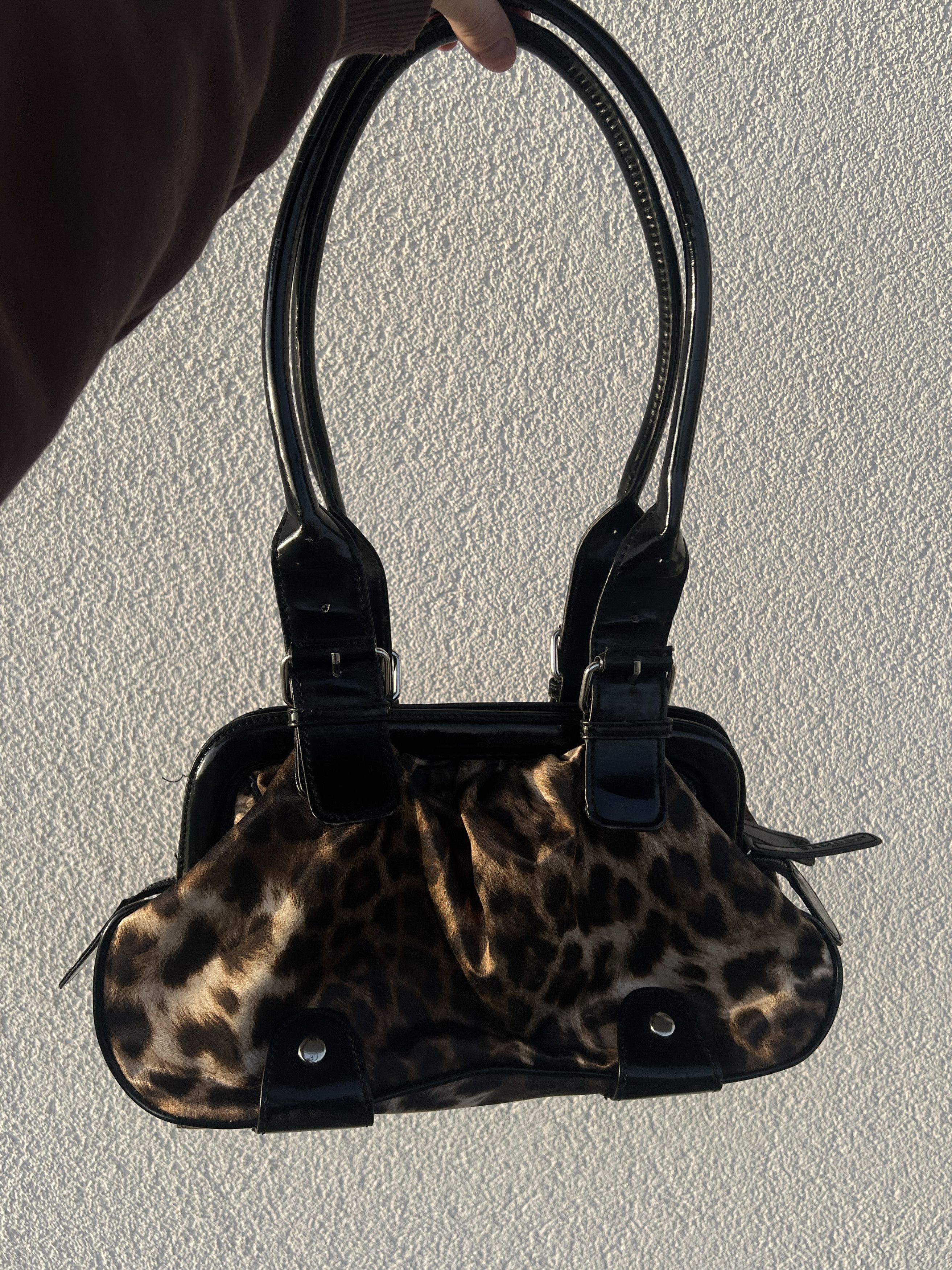 Vintage y2k leopard cheetah print bag alt Size ONE SIZE - 9 Thumbnail