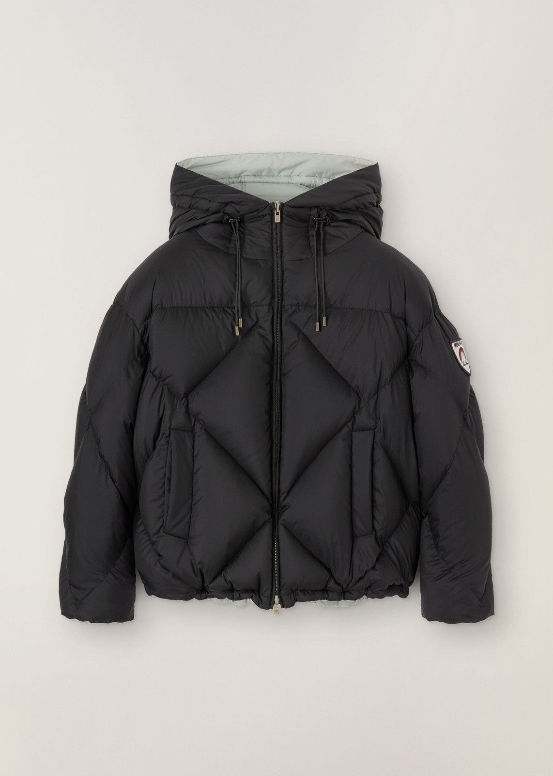 image of Loro Piana O1Loc1C0224 Reversible Short Down Jacket In Black, Women's (Size Medium)