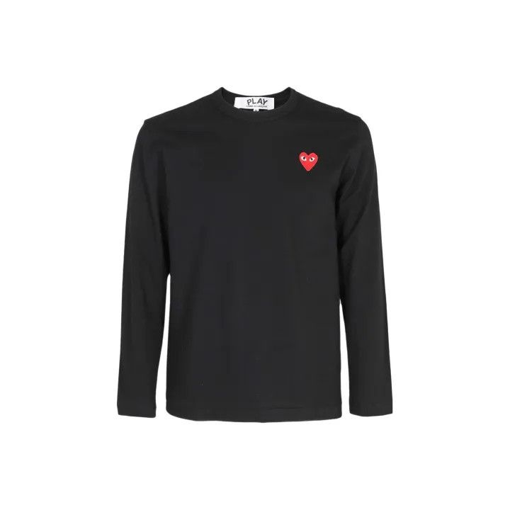 Comme des Garcons Comme Des Garçons Play Black Long Sleeve Tee 0079 Size US L / EU 52-54 / 3 - 1 Thumbnail