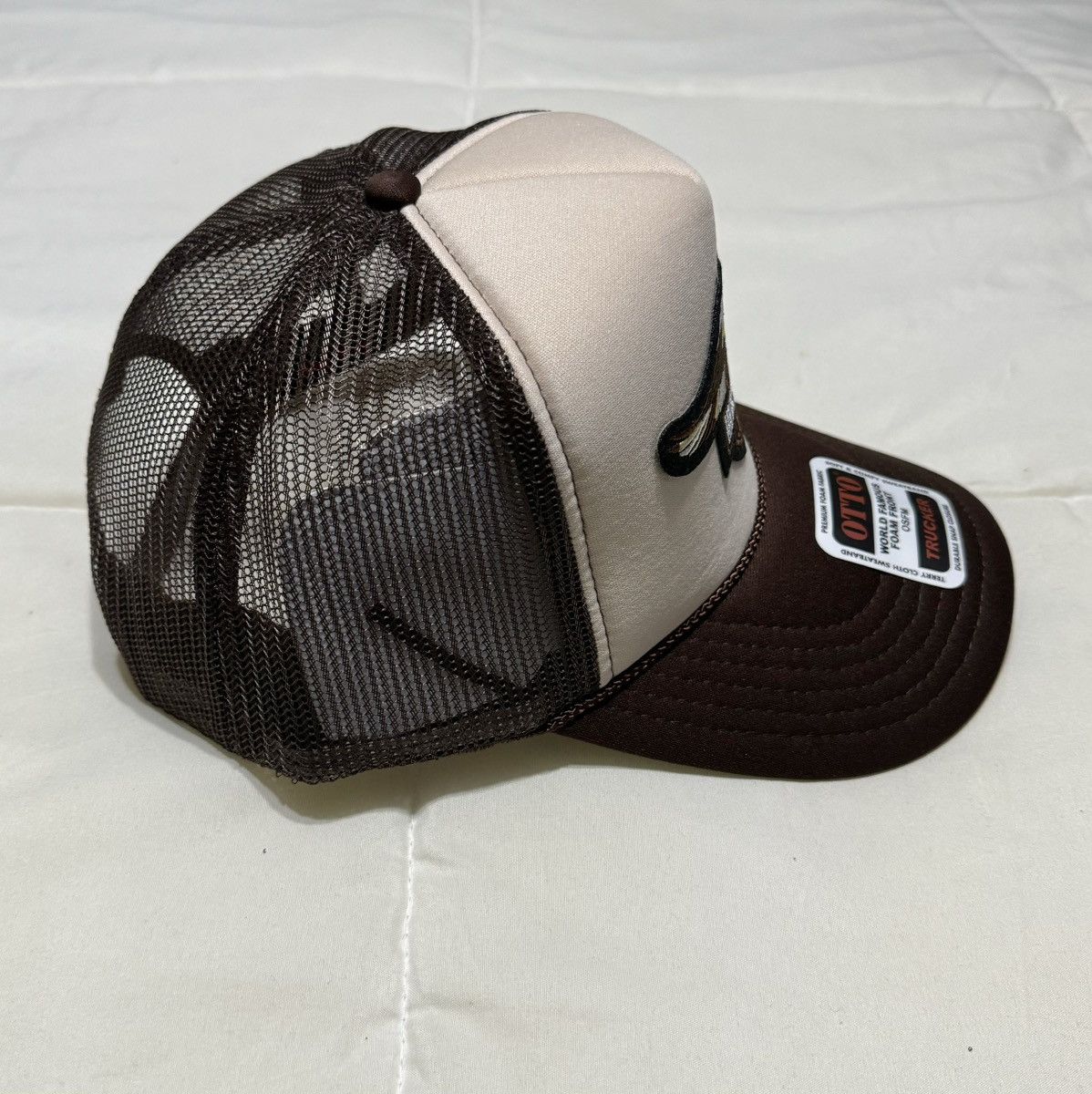 Vintage Brown Tan Harley Davidson Trucker Hat Size ONE SIZE - 7 Thumbnail